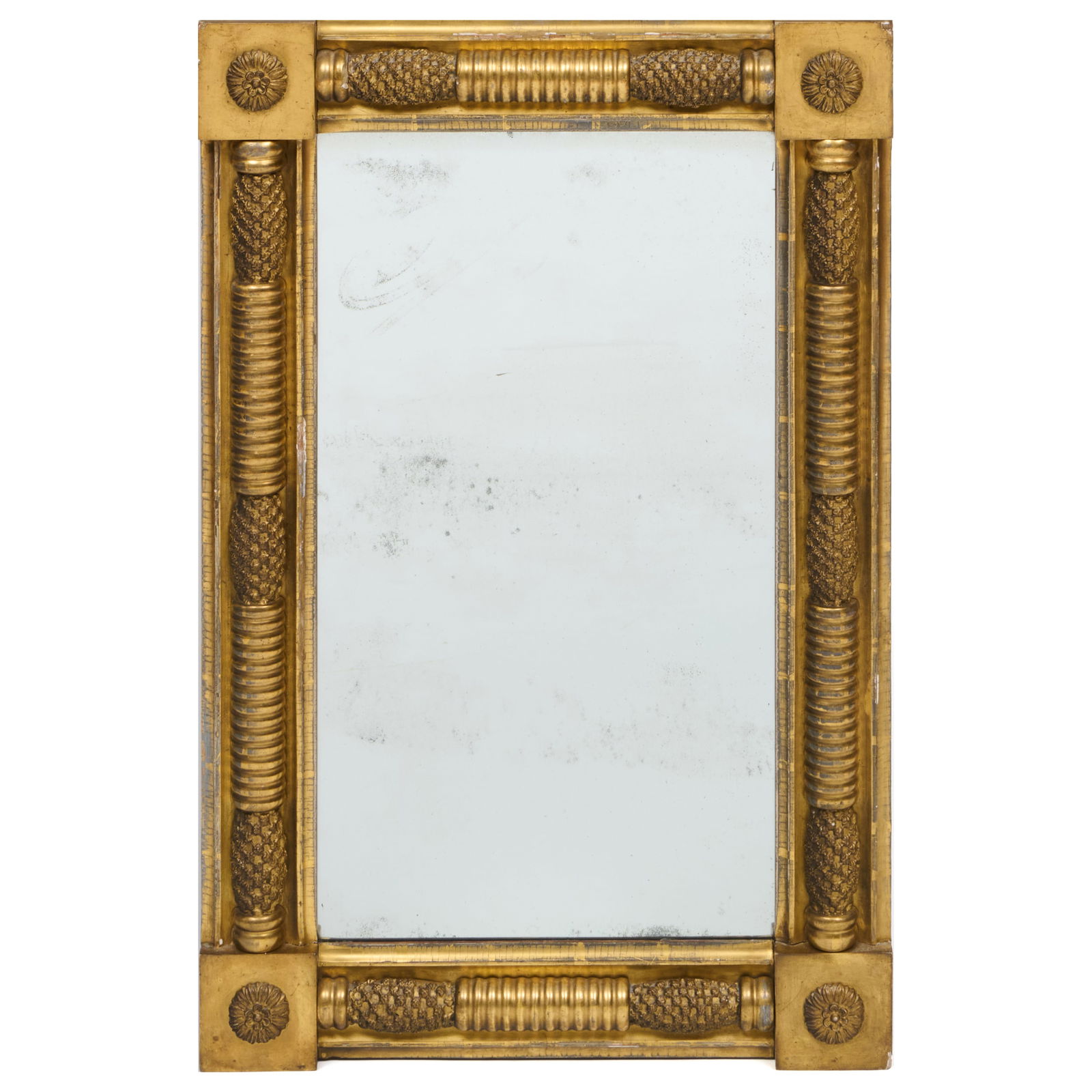B. P. Norton Late Federal Giltwood Split Baluster Mirror, Baltimore (1 of 6)