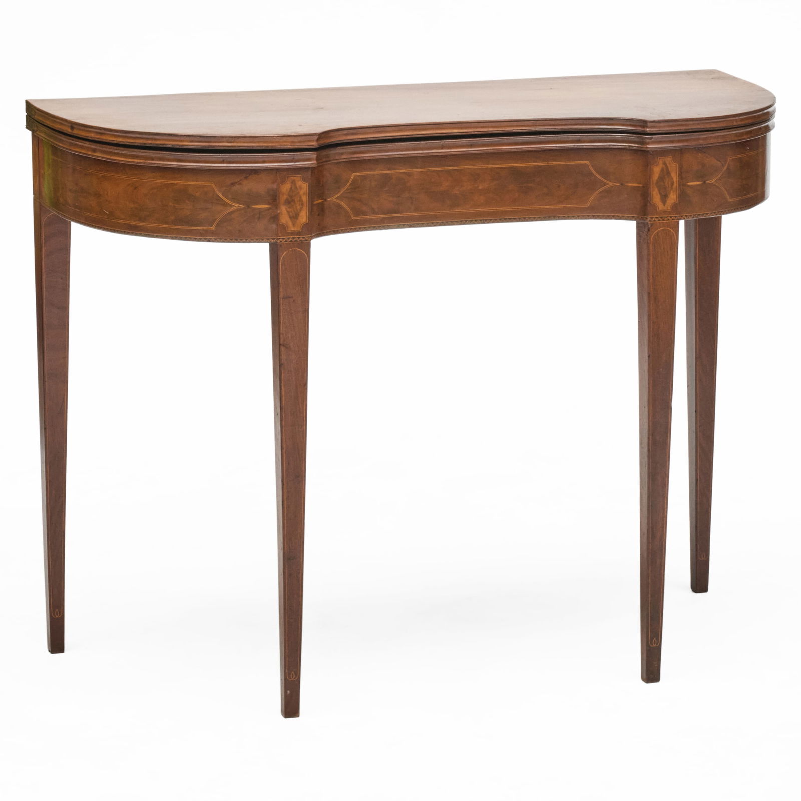 Federal Inlaid Mahogany Card Table, Mid-Atlantic States (1 of 8)