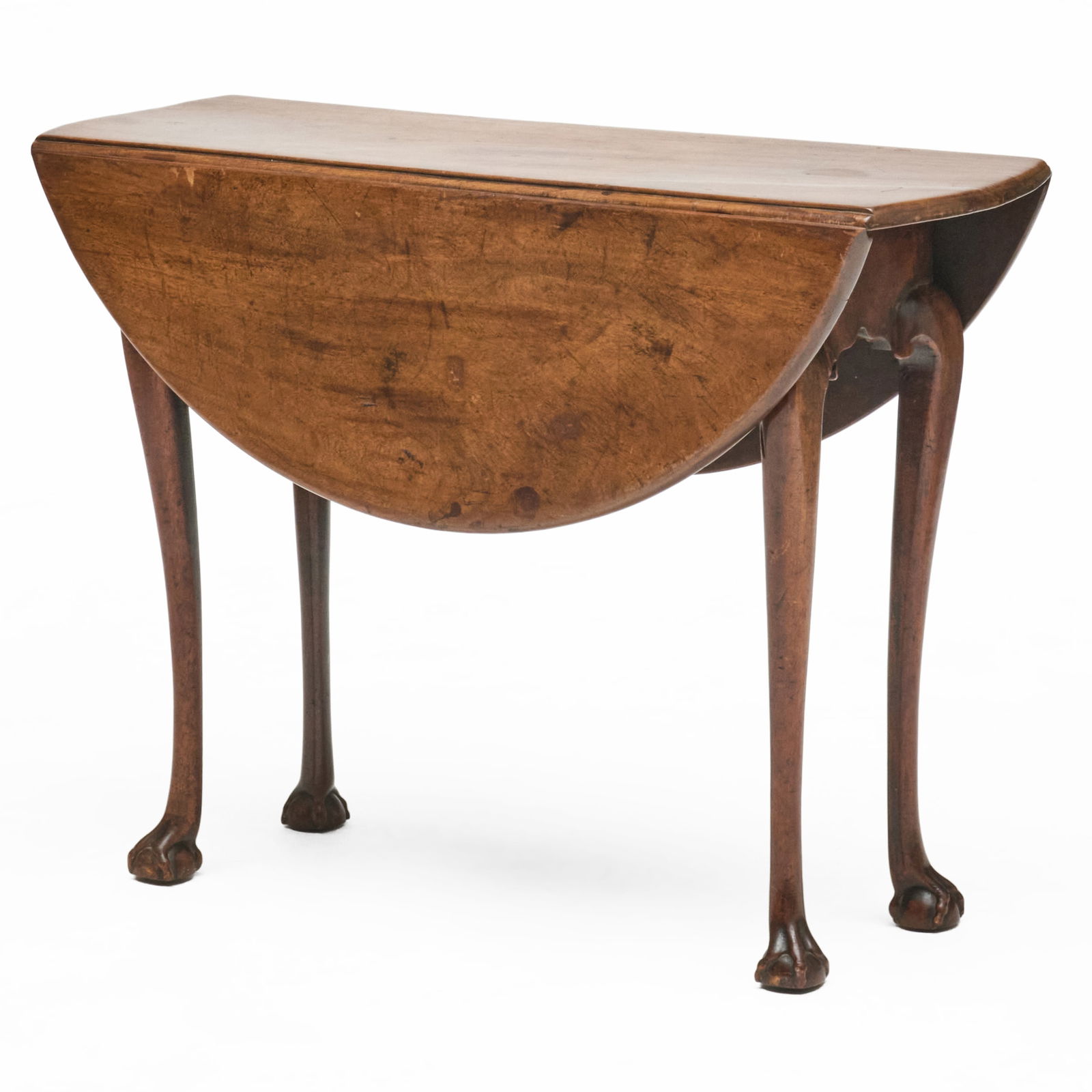 Chippendale Mahogany Oval Drop Leaf Table, Salem, Massachusetts: Chippendale Mahogany Oval Drop Leaf Table, Salem, Massachusetts Label from Bernard and S. Dean Levy, Inc., NY. 27 x 12 3/4 x 36 1/4 in. (closed). 27 x 35 1/4 x 36 1/4 in. (open). Bernard and S. Dean L