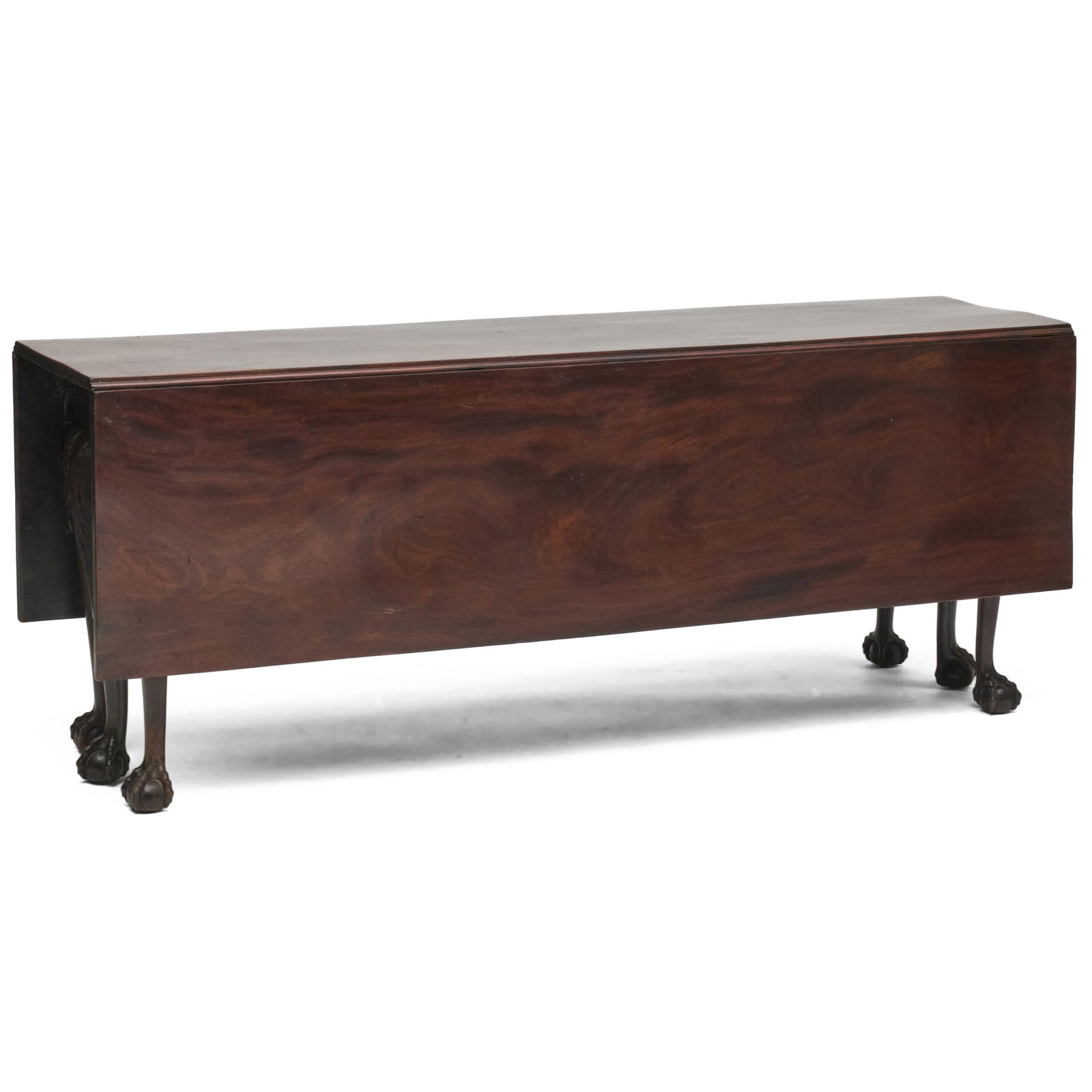 Unusual George III Mahogany Drop-Leaf Dining Table (1 of 7)