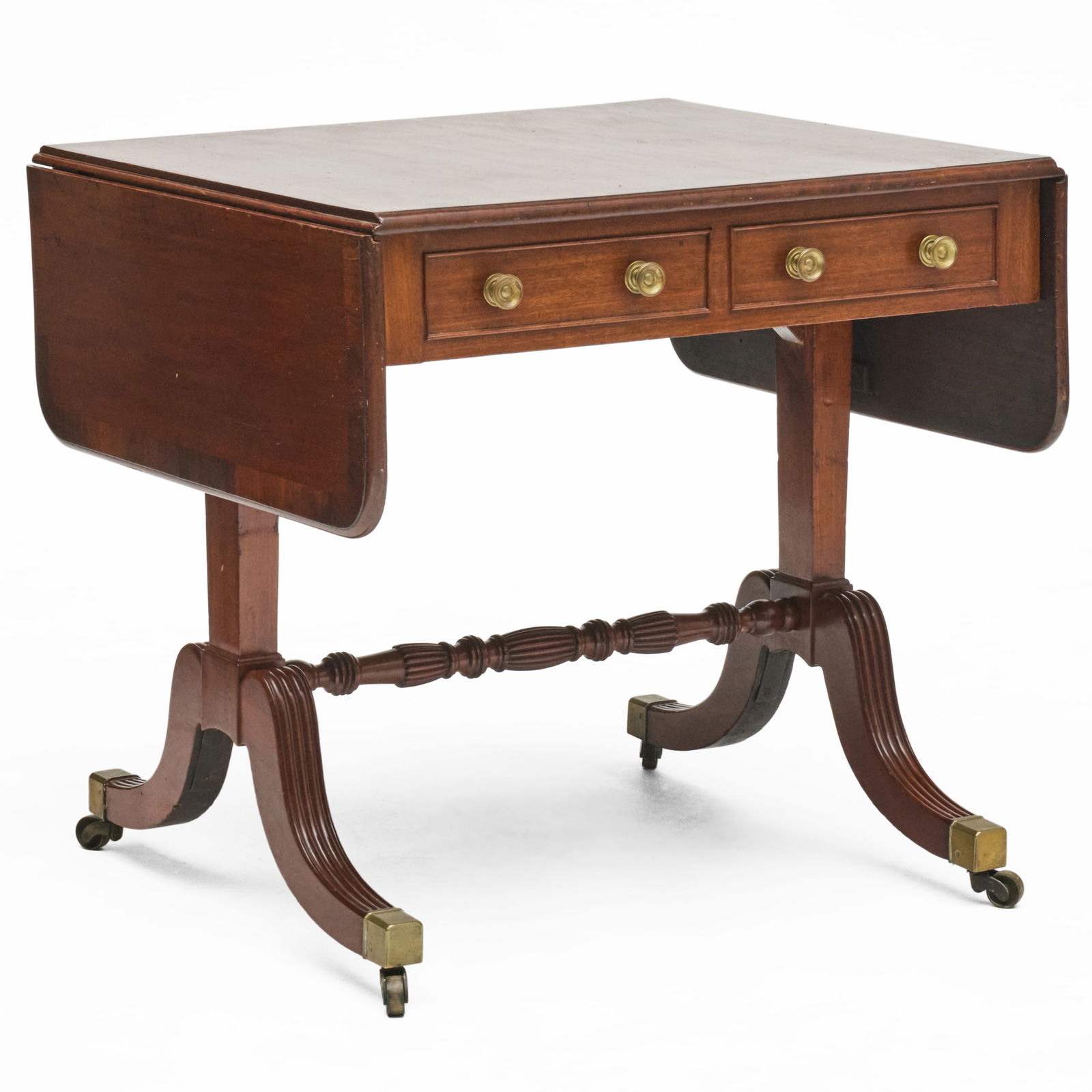 Federal Rosewood Crossbanded Mahogany Sofa Table (1 of 8)