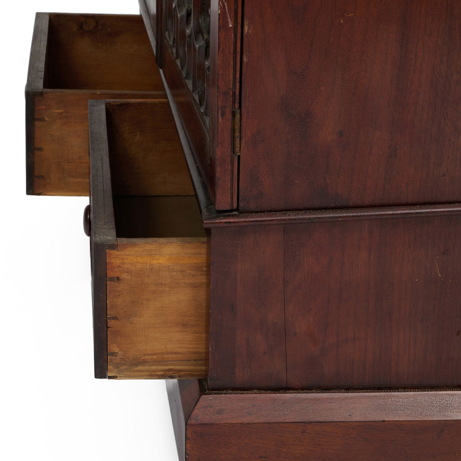 Gothic Revival Walnut Bookcase - 4