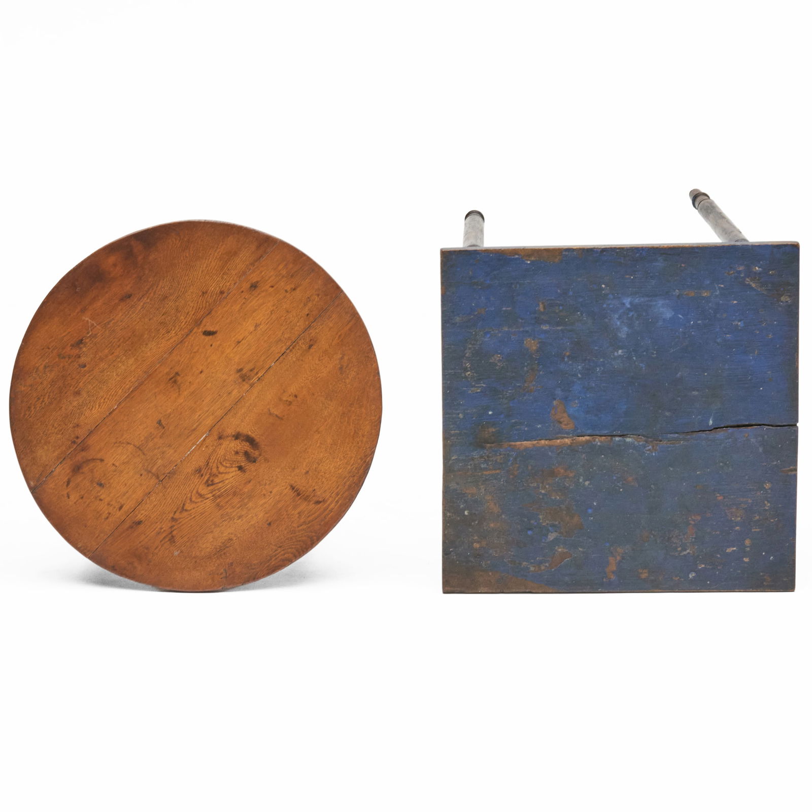 Two Small Wood Side Tables - 7