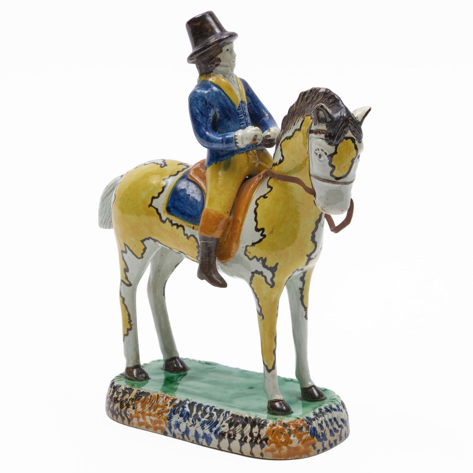 Leeds Type Model of an Equestrian (1 of 8)