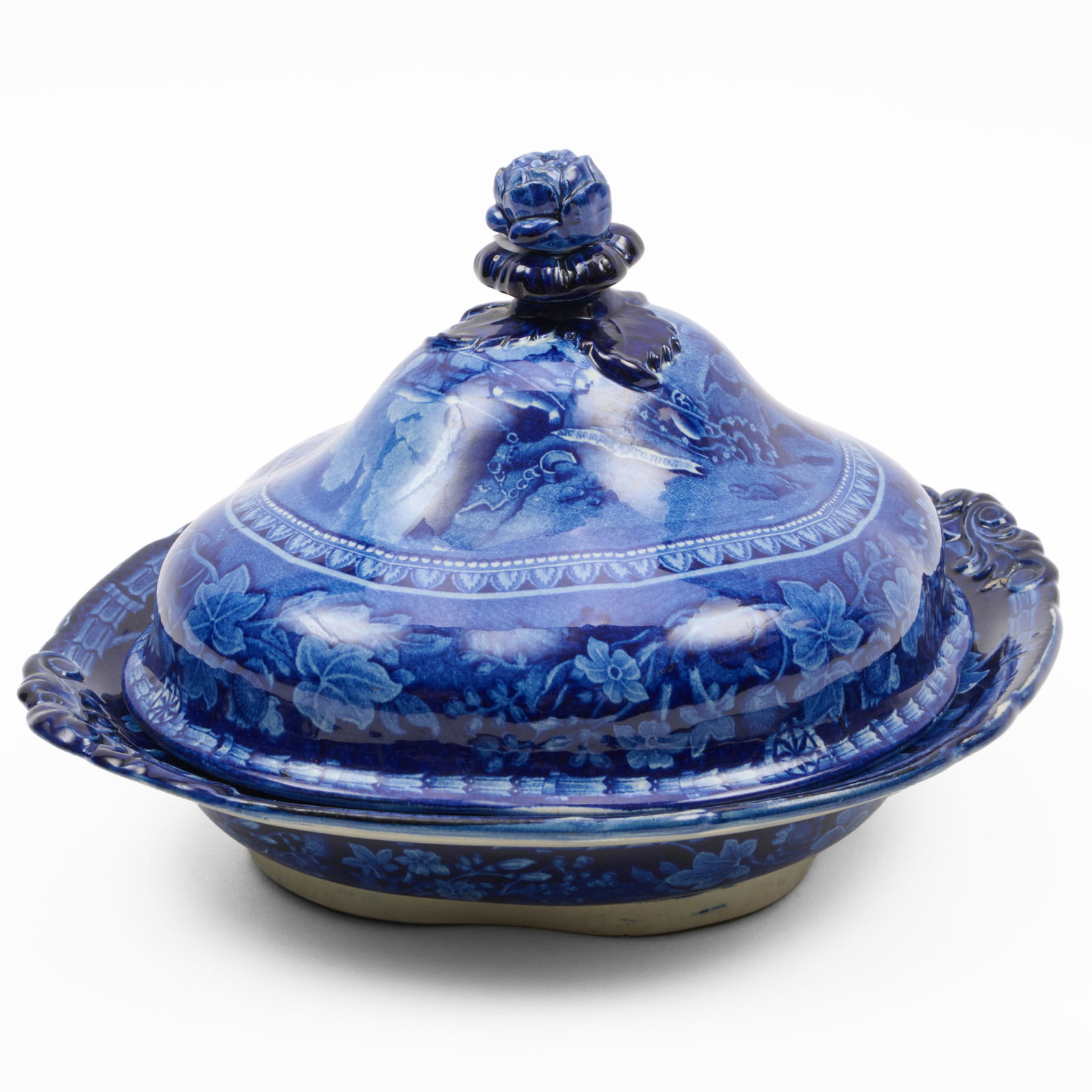 Thomas Mayer Staffordshire 'Arms of Virginia' Vegetable Dish and Cover (1 of 11)