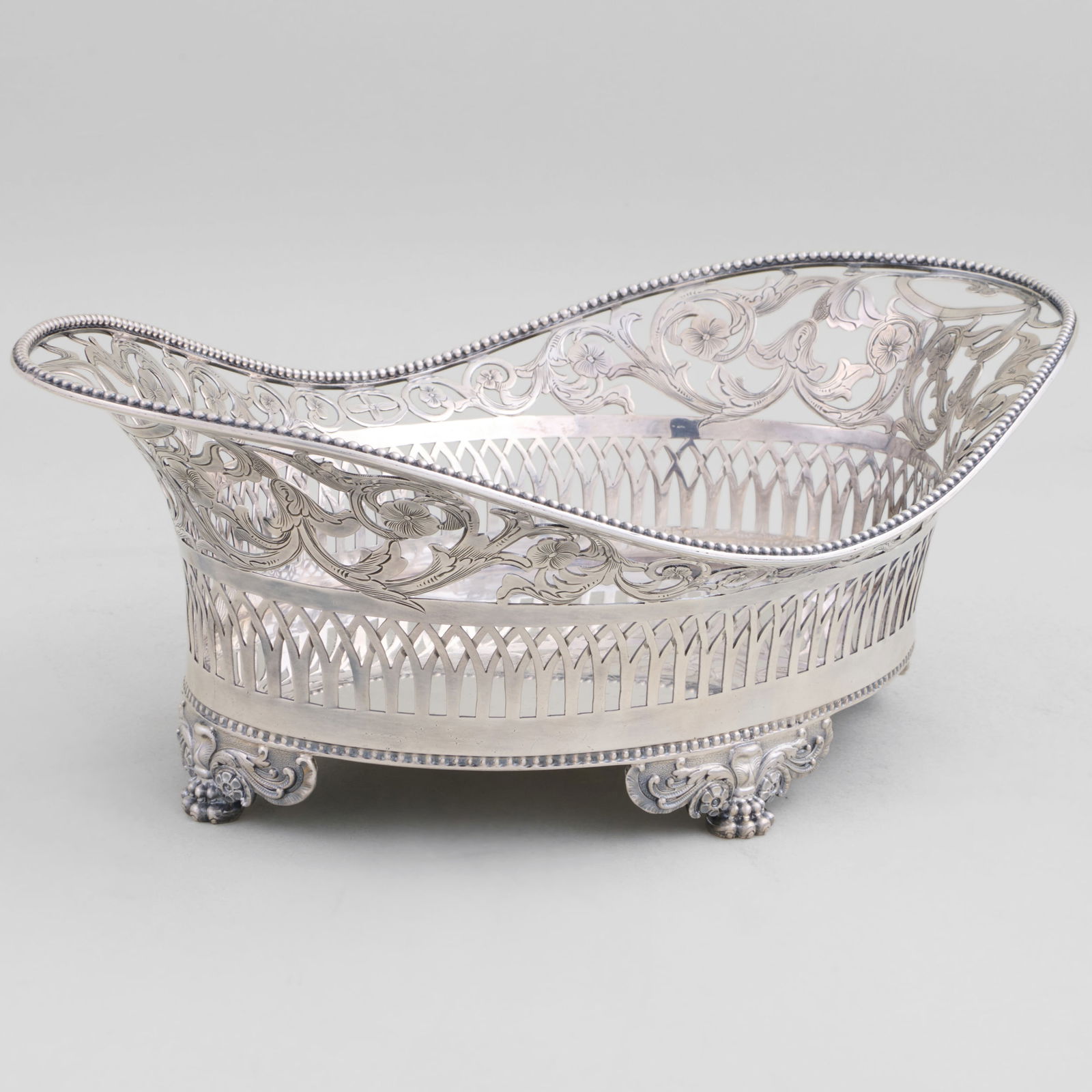 Tiffany & Co. Silver Bread Basket (1 of 9)