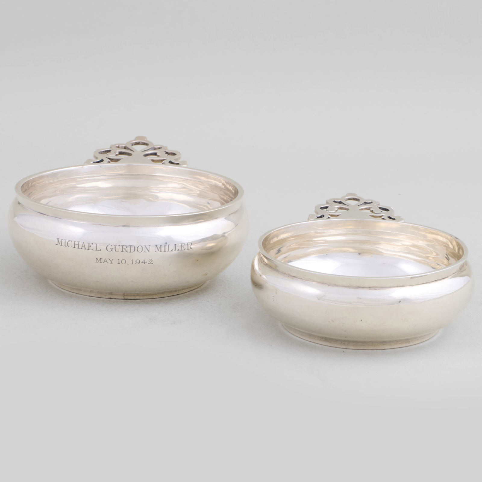 Two Arthur Stone Silver Porringers (1 of 8)