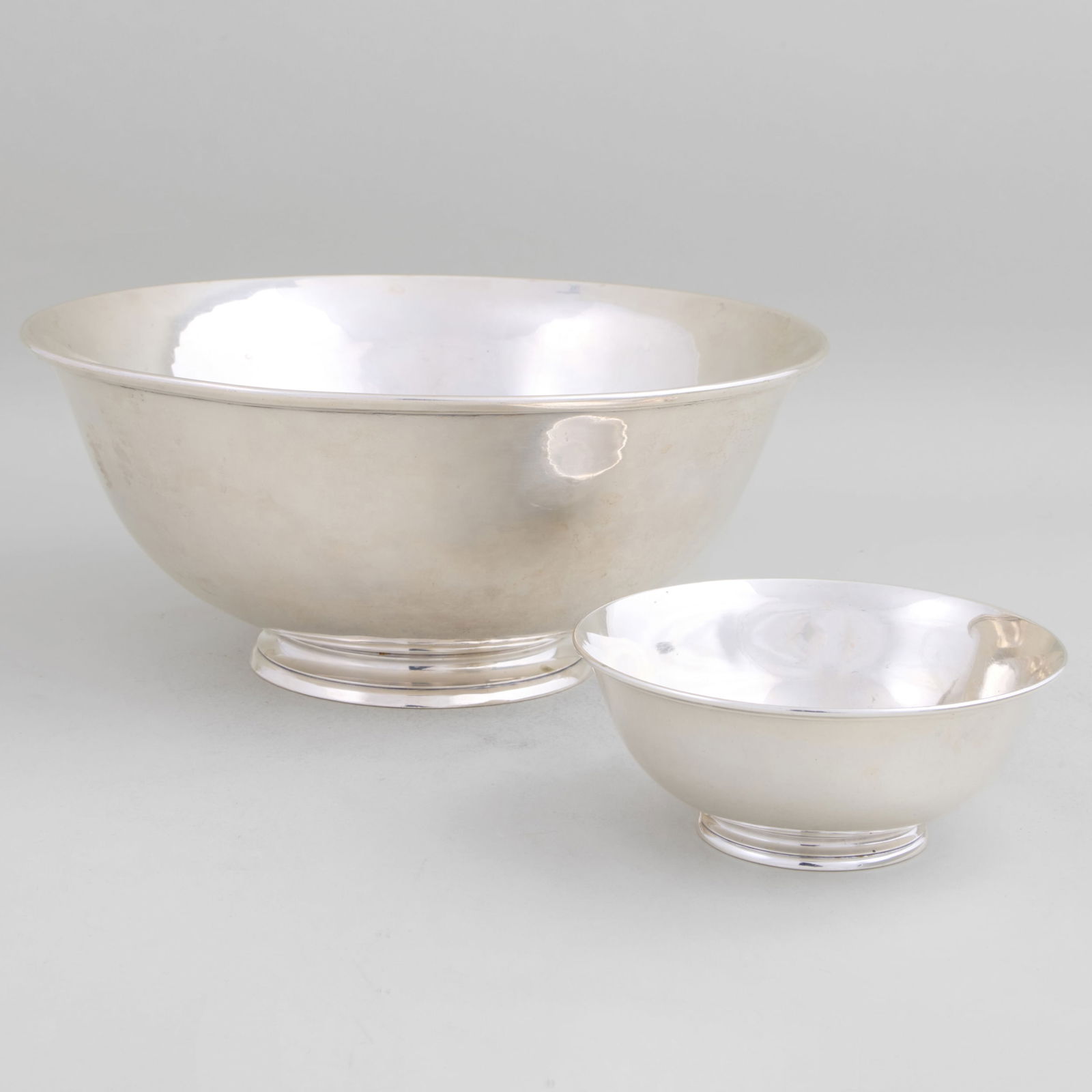 Two Arthur Stone Silver Revere Style Bowls (1 of 16)