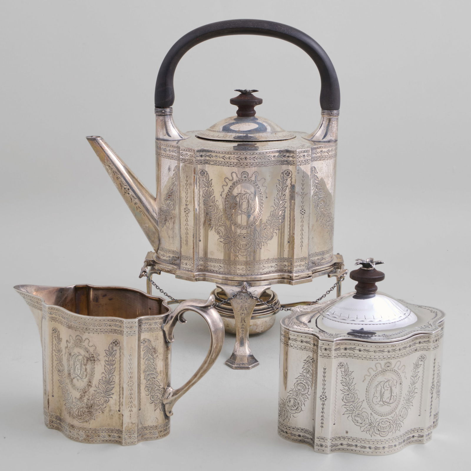 J.E. Caldwell, Philadelphia, Silver Tea Wares (1 of 20)