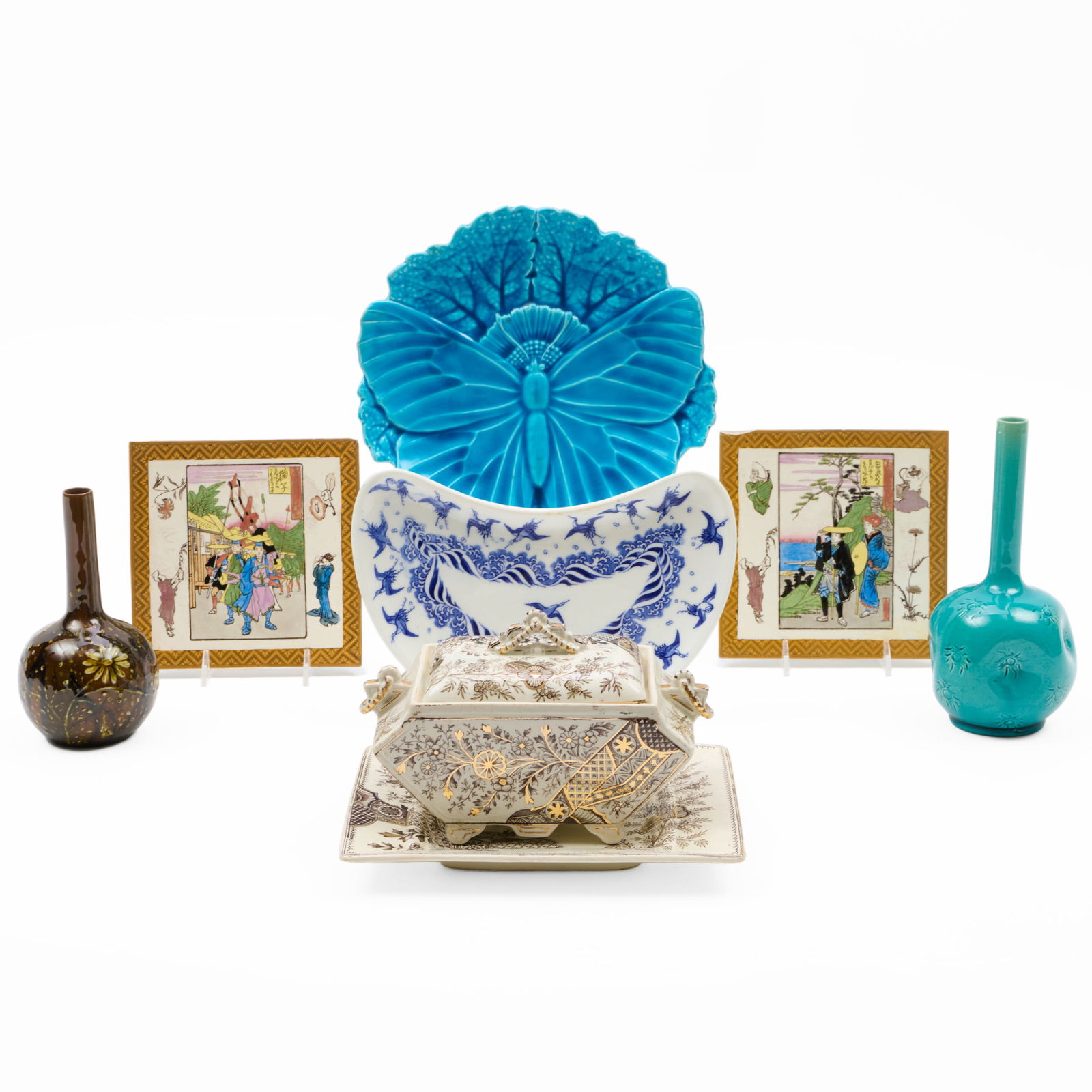 Group of British Aesthetic Movement Porcelain (1 of 20)