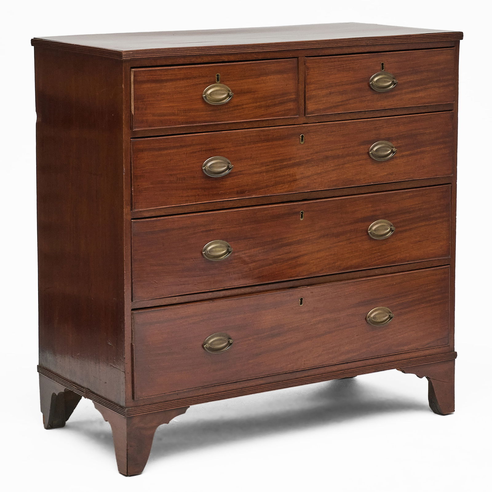 George III Mahogany Tall Chest of Drawers (1 of 9)