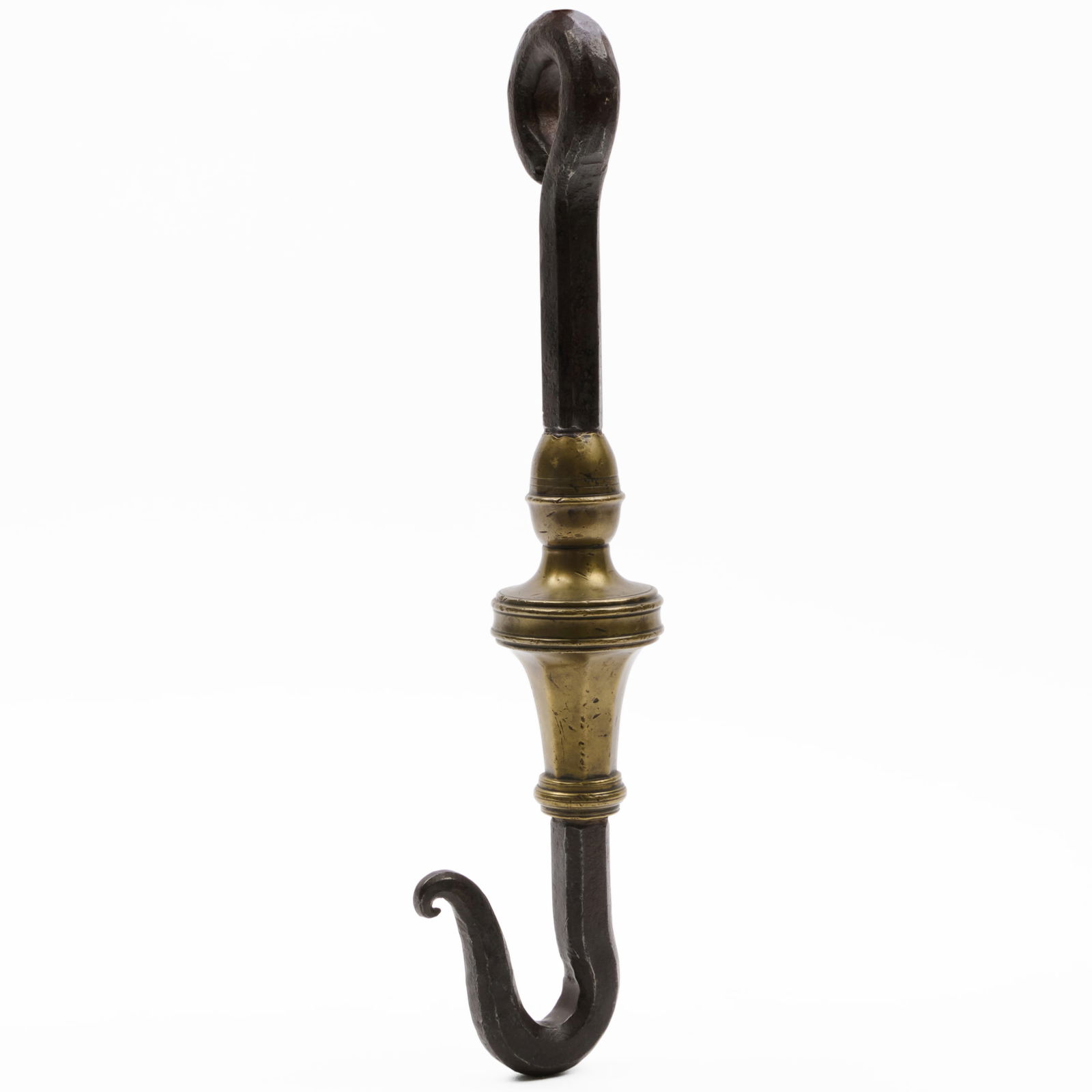 Italian Wrought-Iron and Bronze Ceiling Hook (1 of 7)