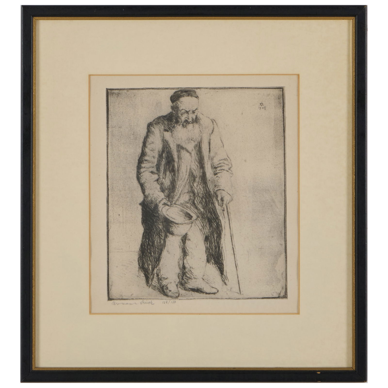 Hermann Struck (1876-1944): A Beggar (1 of 3)