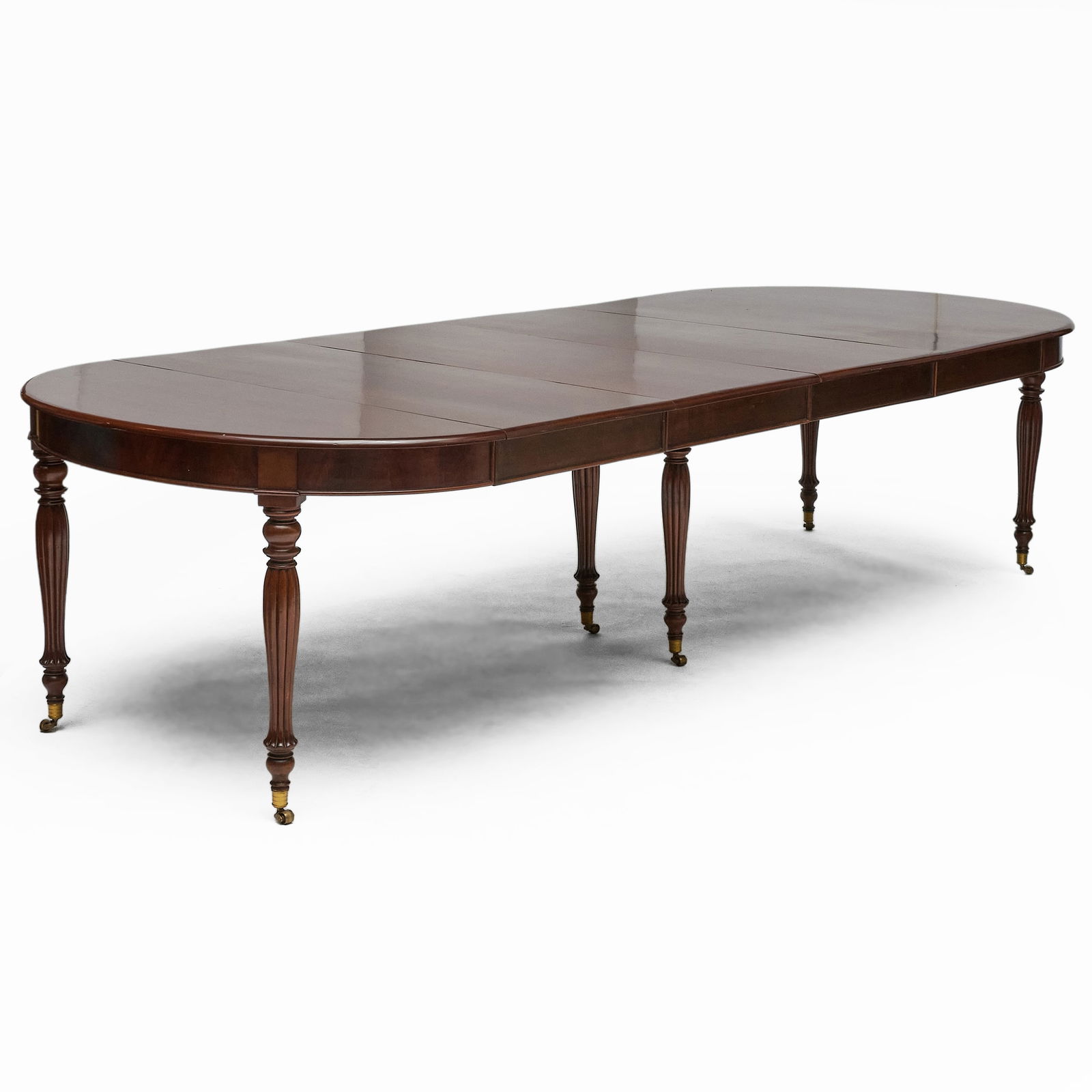 Louis-Philippe Brass-Mounted Mahogany Dining Table (1 of 7)