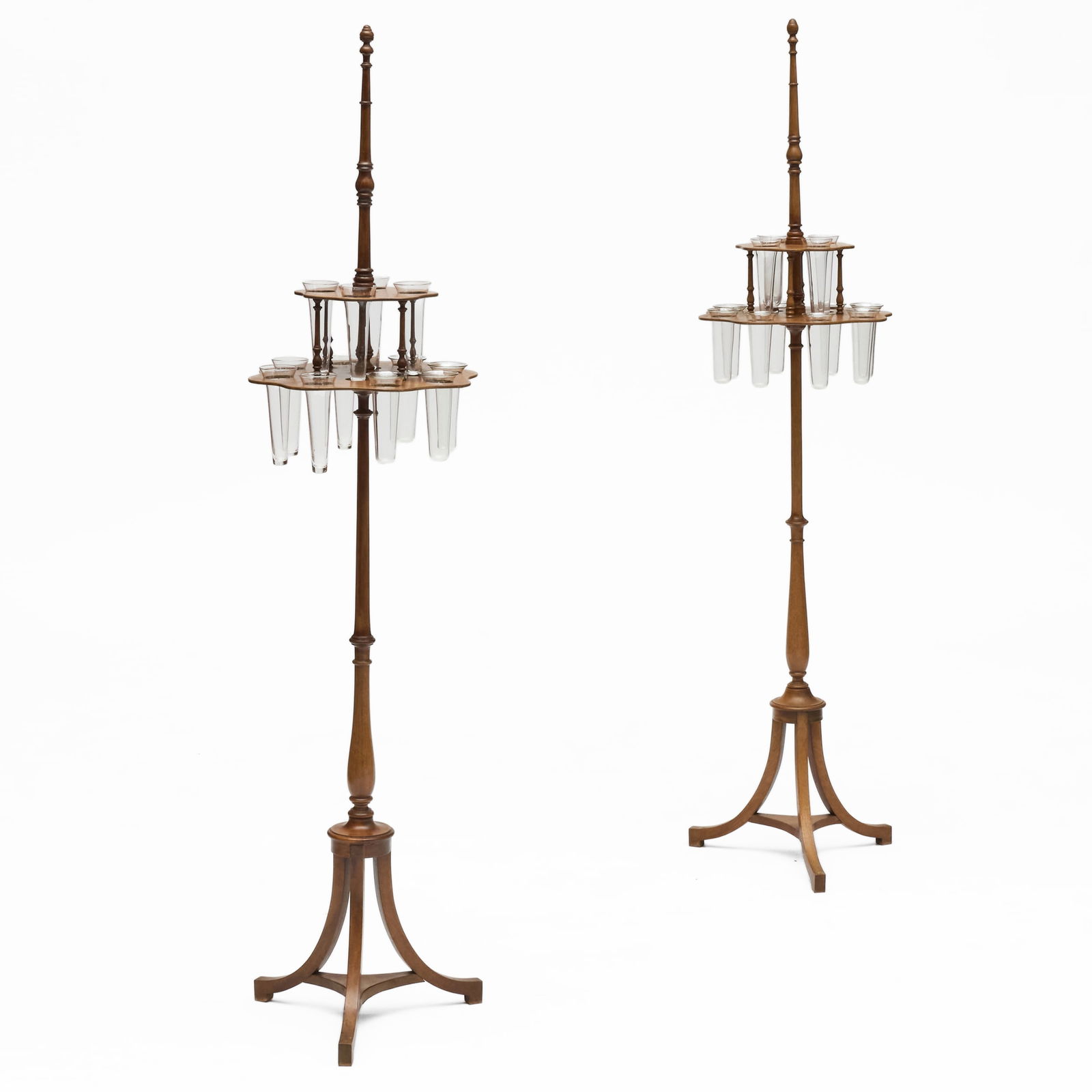 Pair of Flower Stands: Pair of Flower Stands