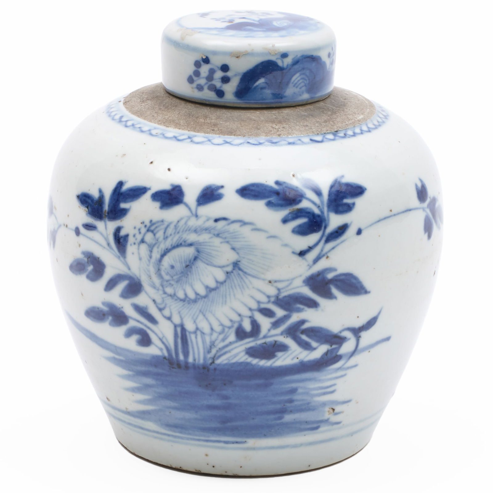 Chinese Blue and White Porcelain Ginger Jar and Cover (1 of 7)