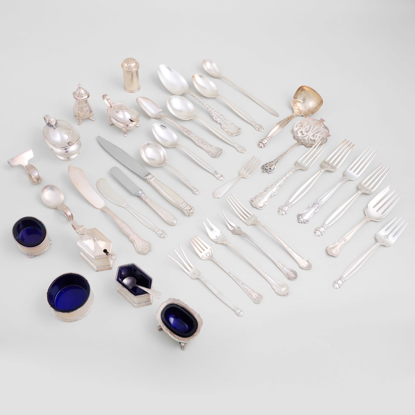 Manchester Silver Flatware Service in the 'Copenhagen' Pattern (1 of 20)