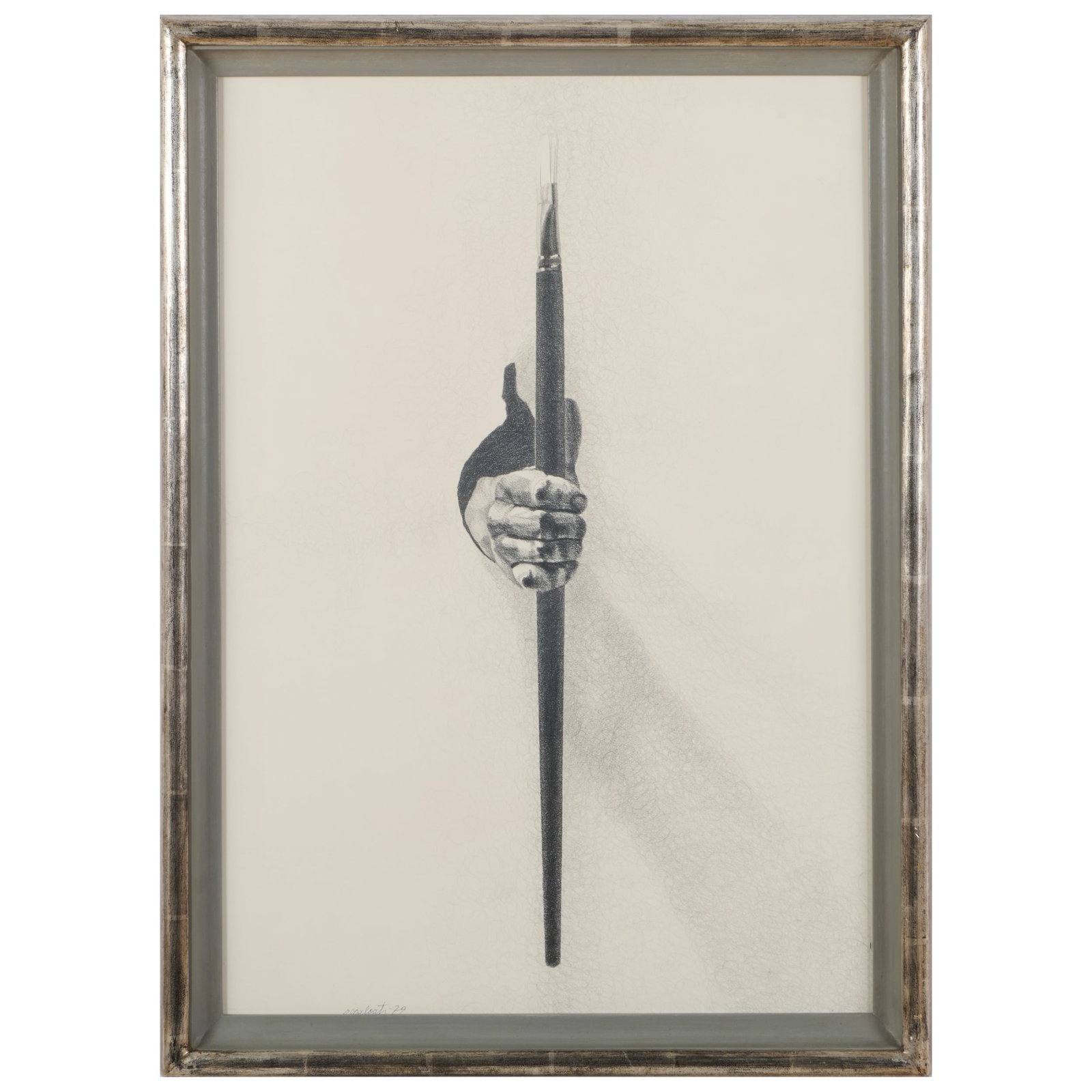 Antonio Recalcati (1938-2022): Hand with Brush (1 of 4)