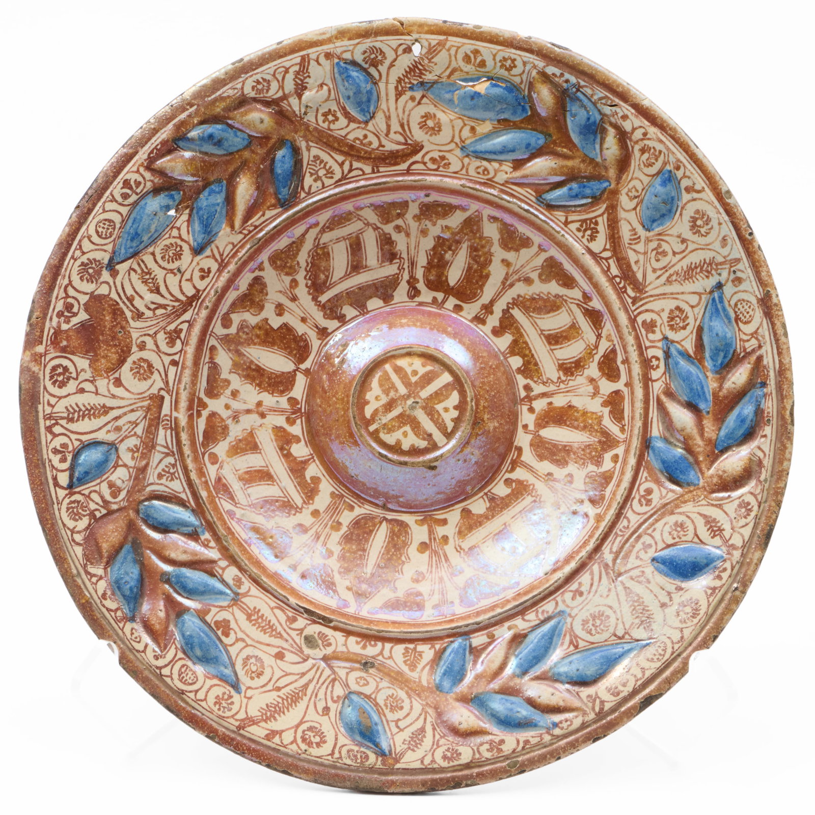 Hispano-Moresque Lustre Glazed Faience Dish (1 of 8)