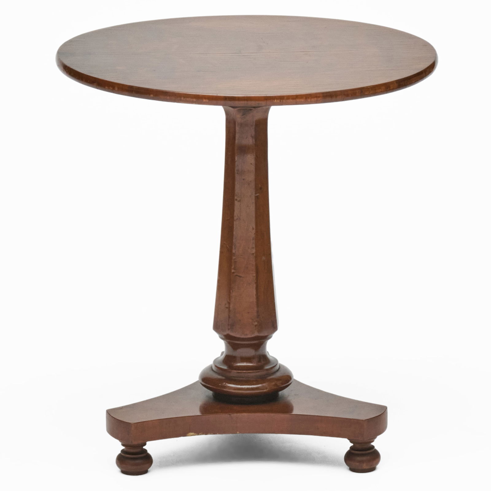 Small Continental Walnut Side Table, possibly German - 2