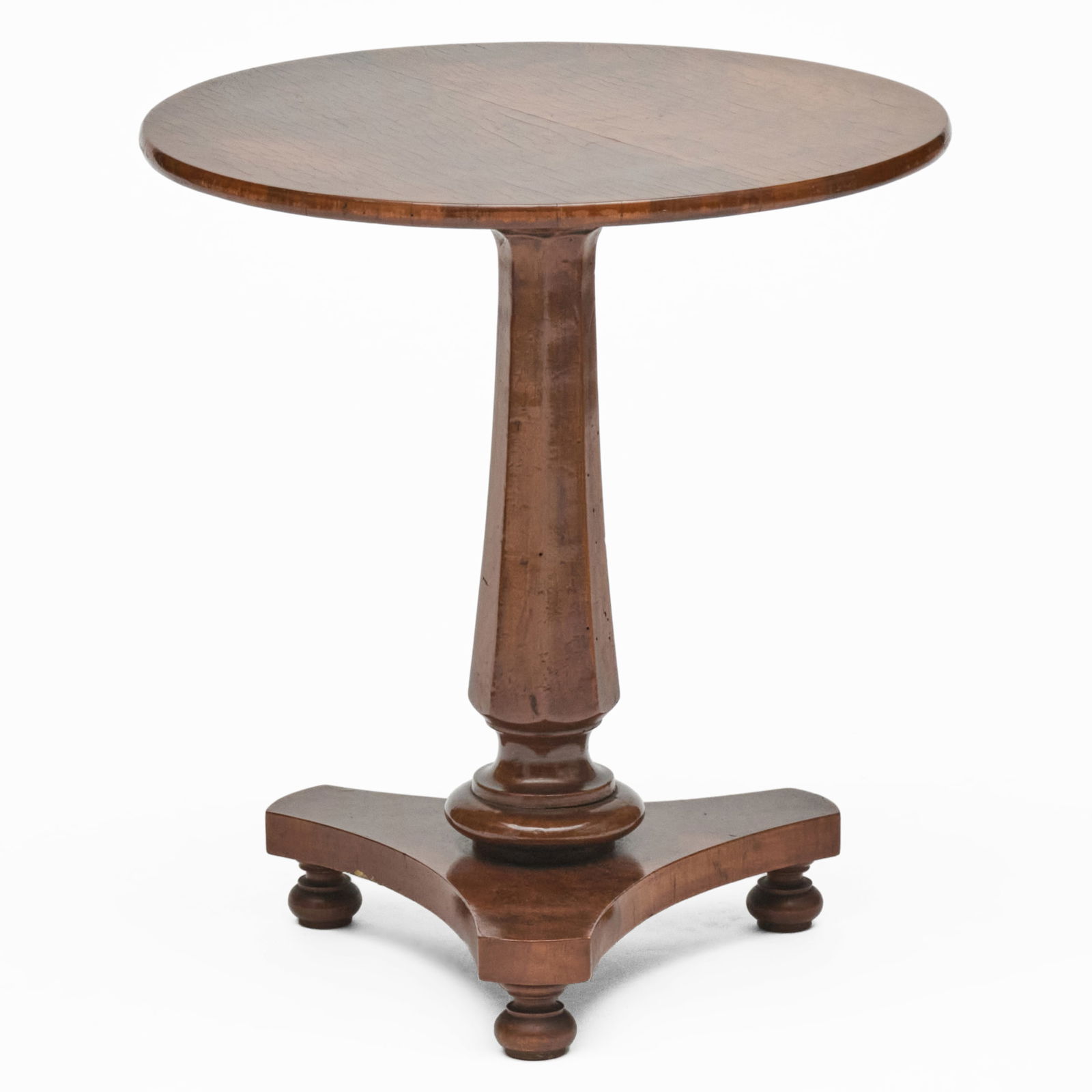 Small Continental Walnut Side Table, possibly German - 3