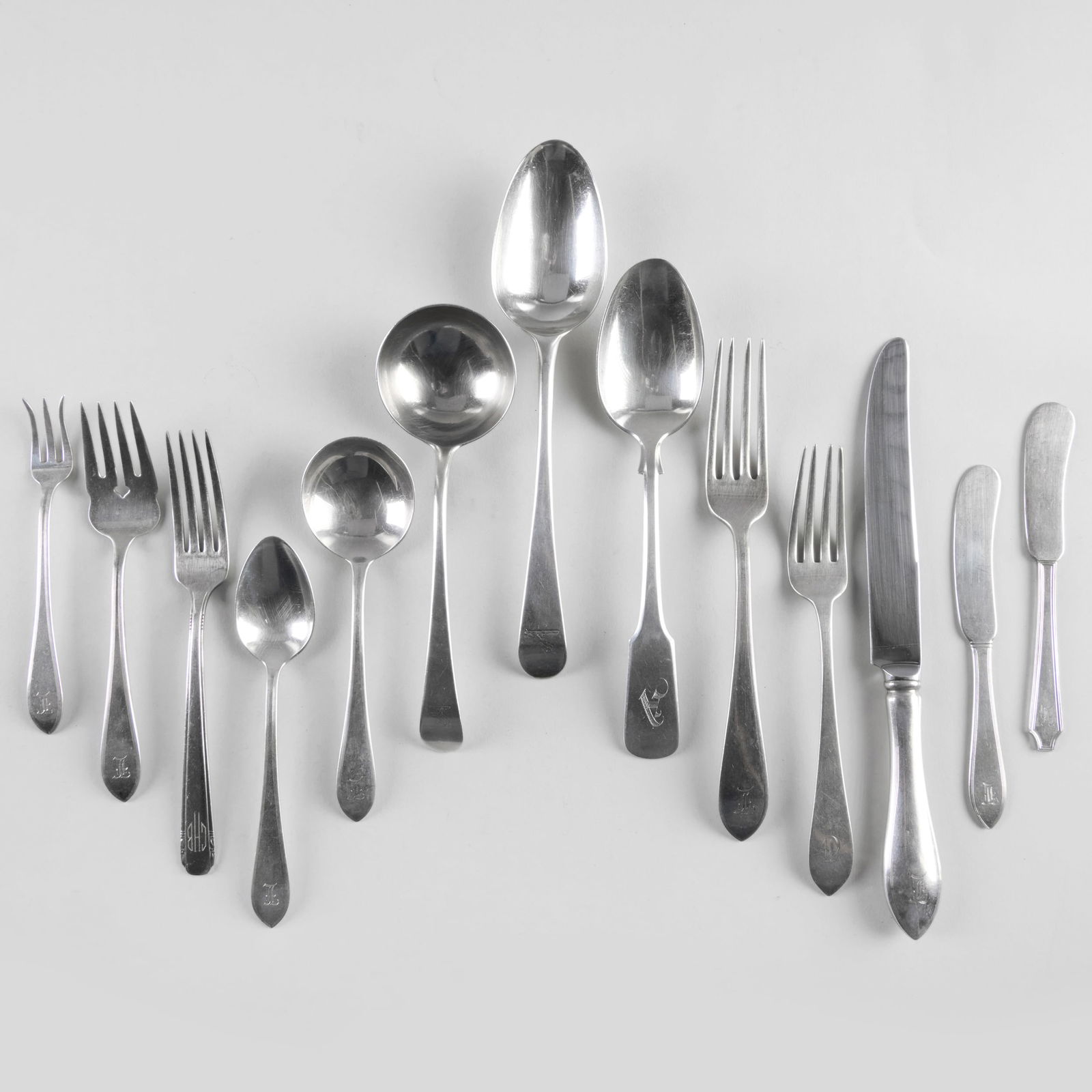 Dominick & Haff Silver Flatware Service (1 of 10)