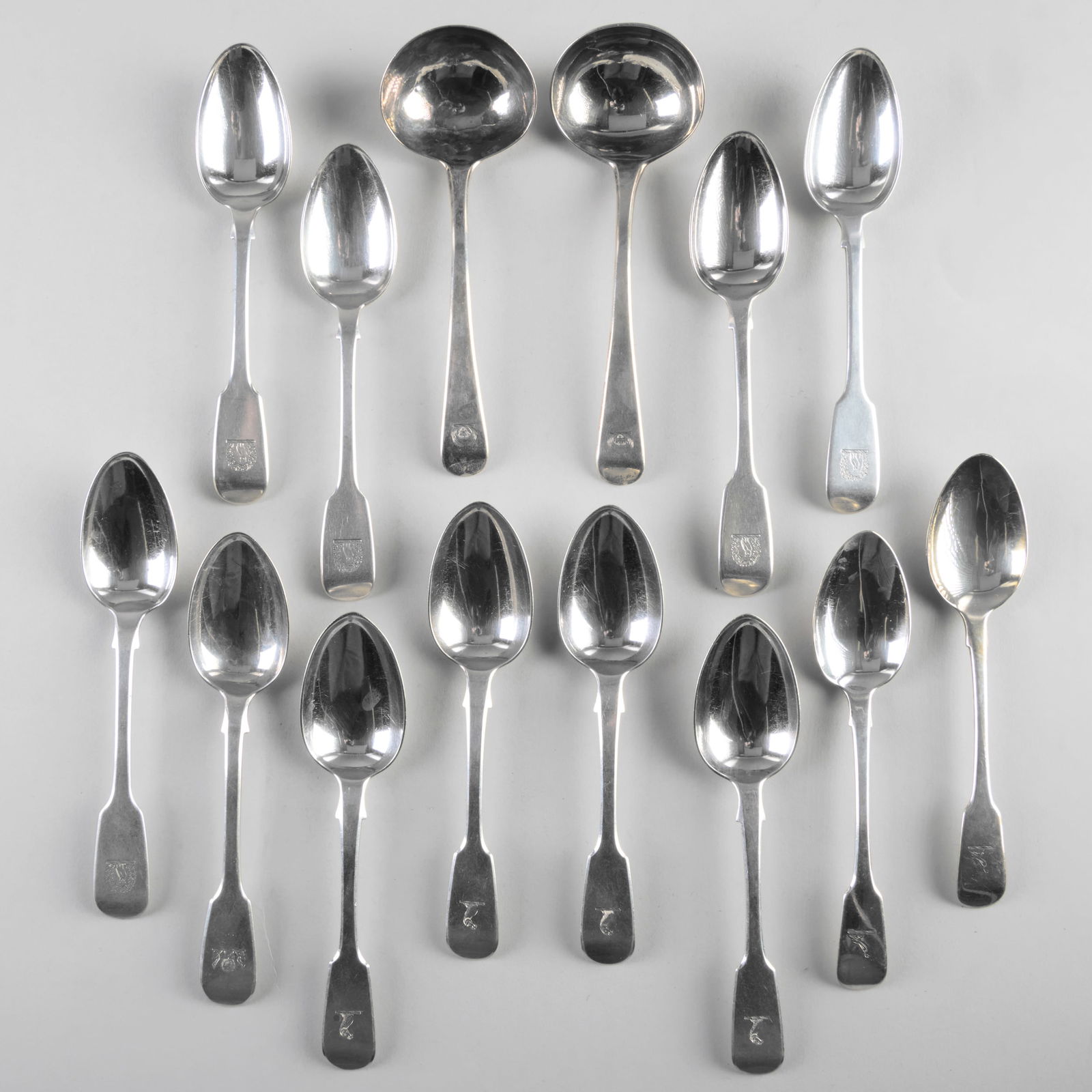Group of English Silver Spoons (1 of 11)