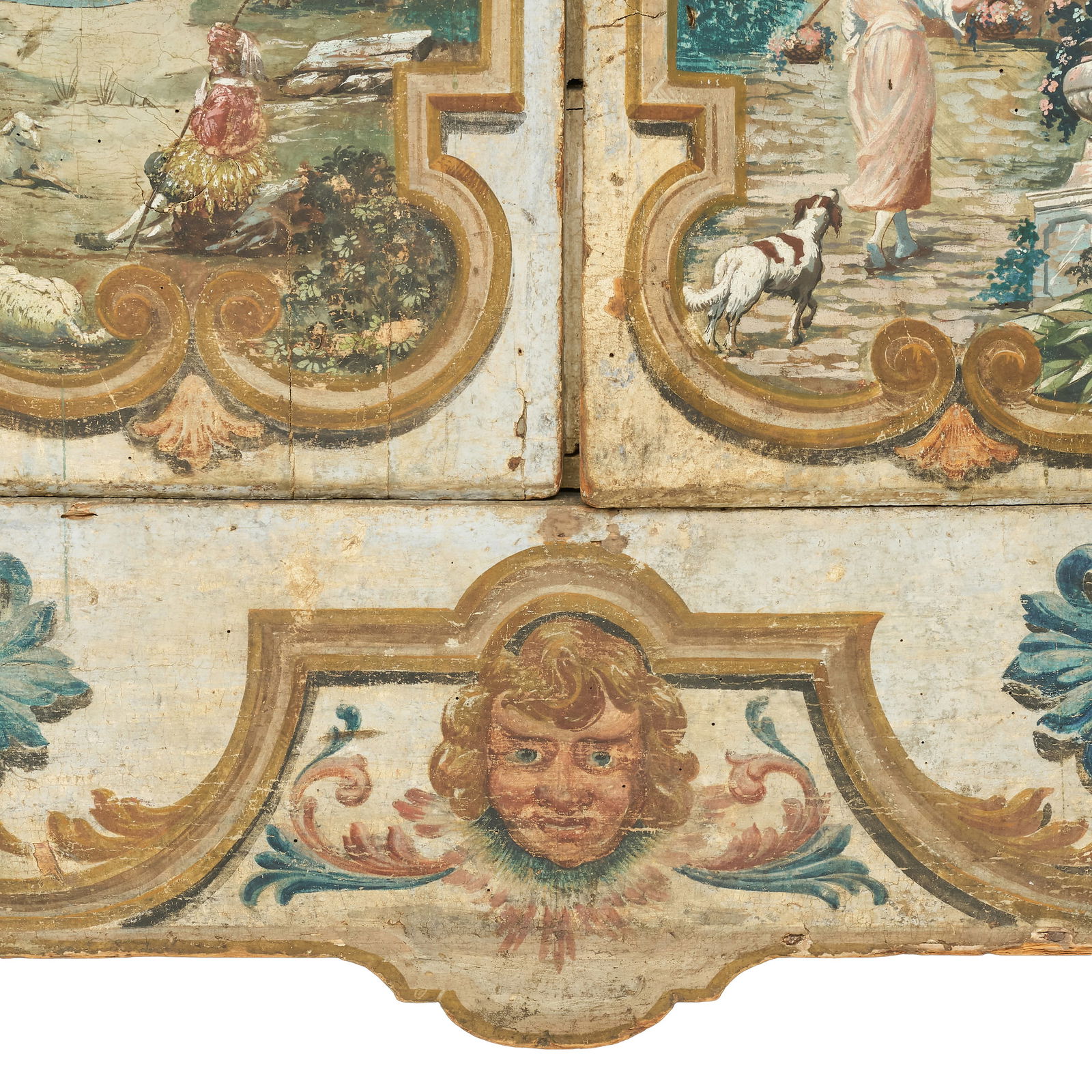 Continental Painted Pine Wardrobe, Alpine - 13