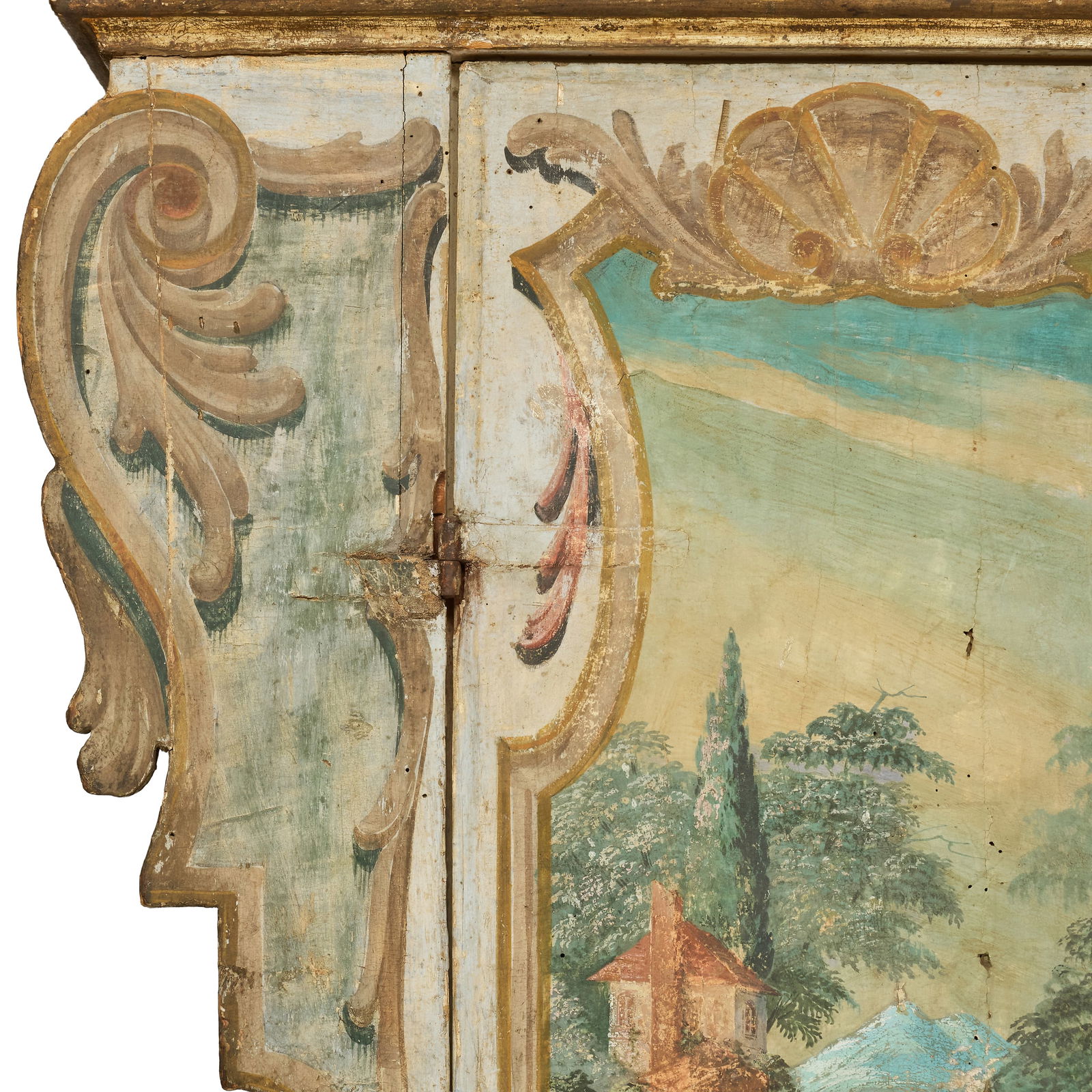 Continental Painted Pine Wardrobe, Alpine - 14