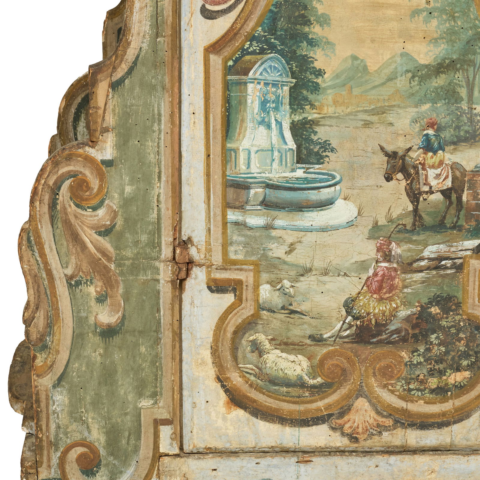 Continental Painted Pine Wardrobe, Alpine - 15