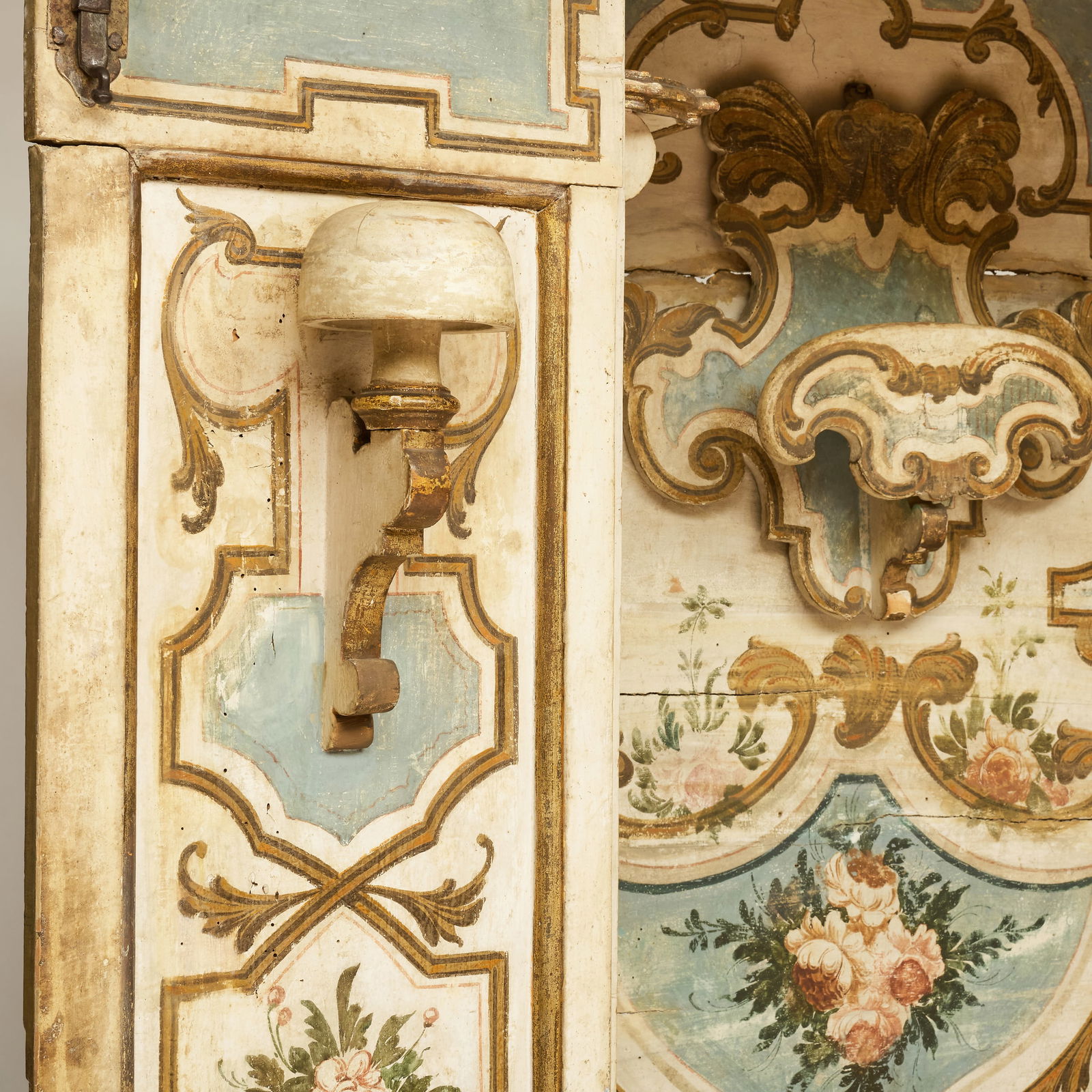 Continental Painted Pine Wardrobe, Alpine - 18