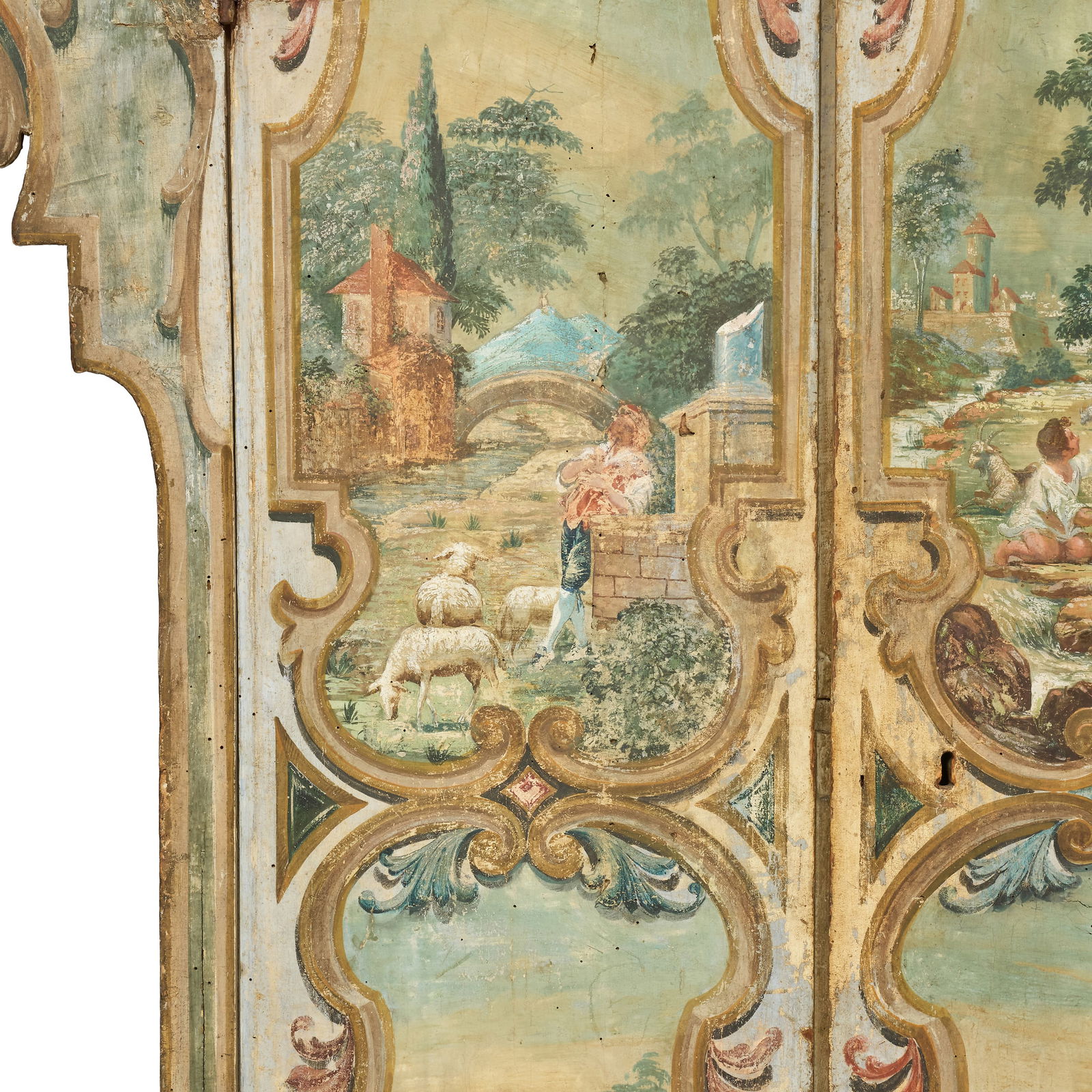 Continental Painted Pine Wardrobe, Alpine - 9