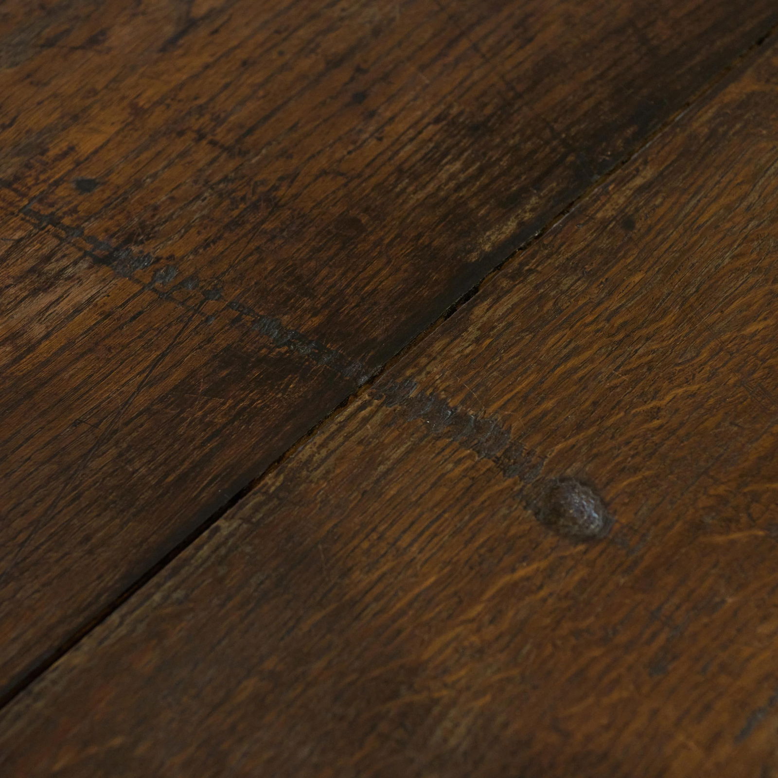 French Oak Long Trestle Table - 6