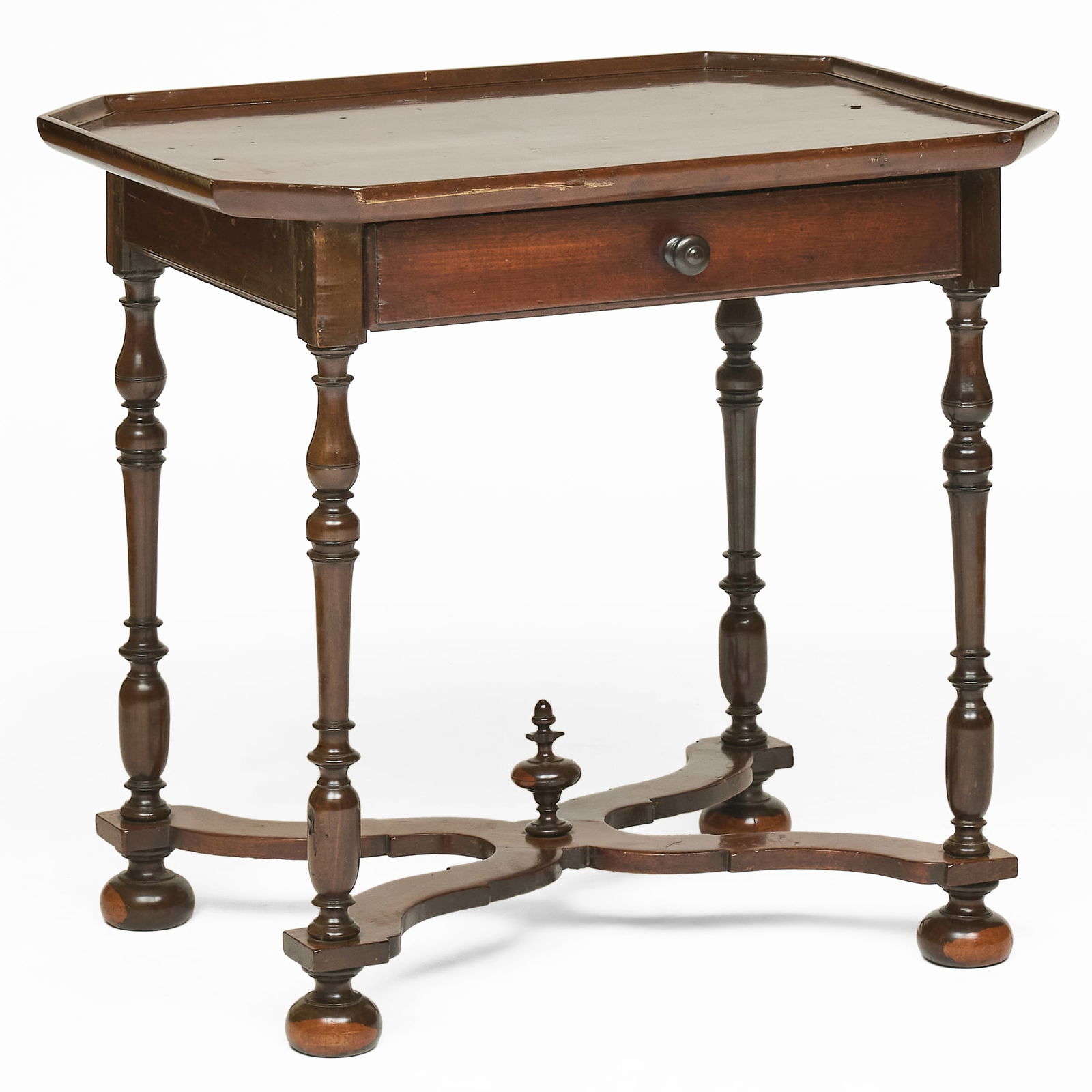 Dutch Baroque Lignum Vitae and Mahogany Silver Table (1 of 8)