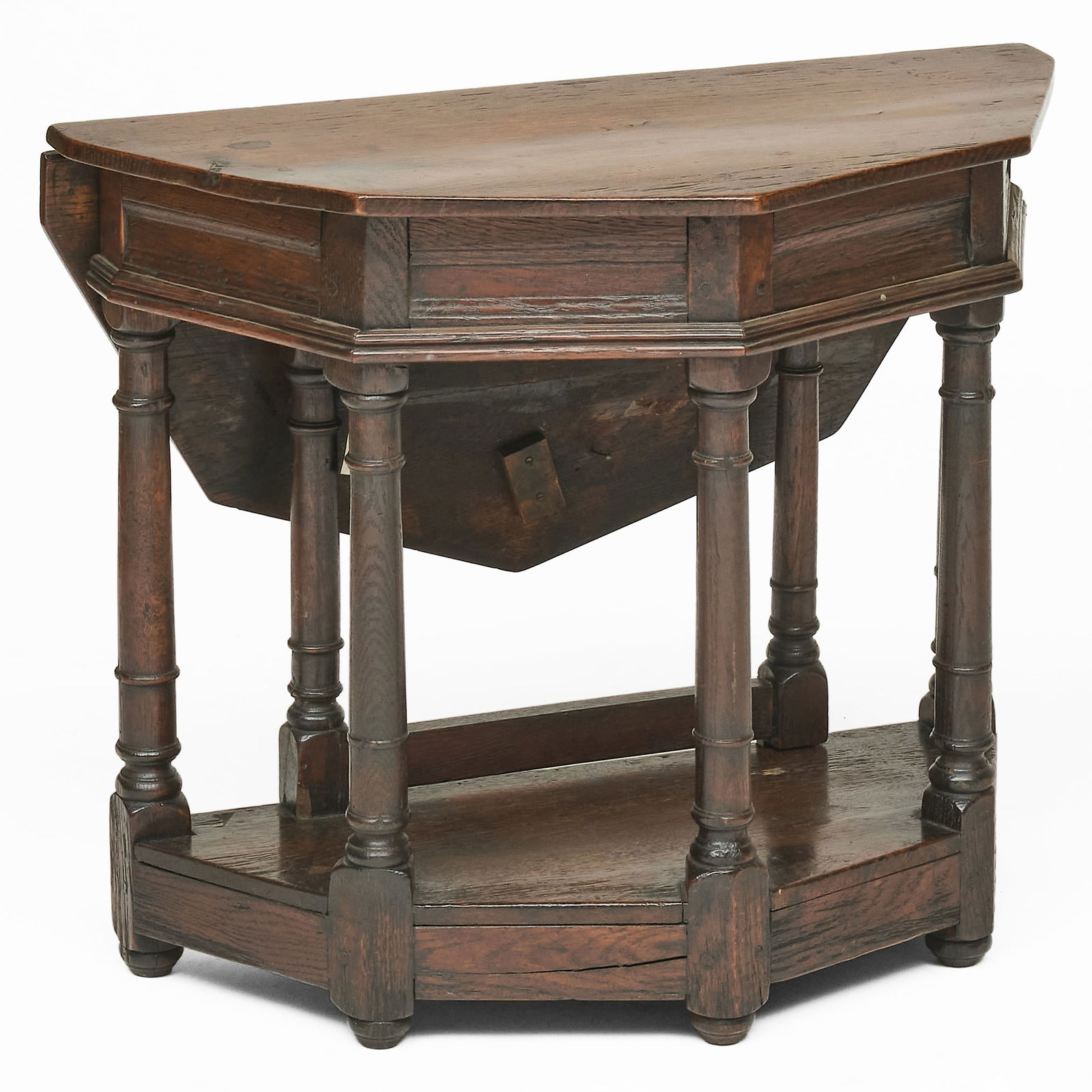 Charles II Oak Miniature Gate Leg Table (1 of 9)