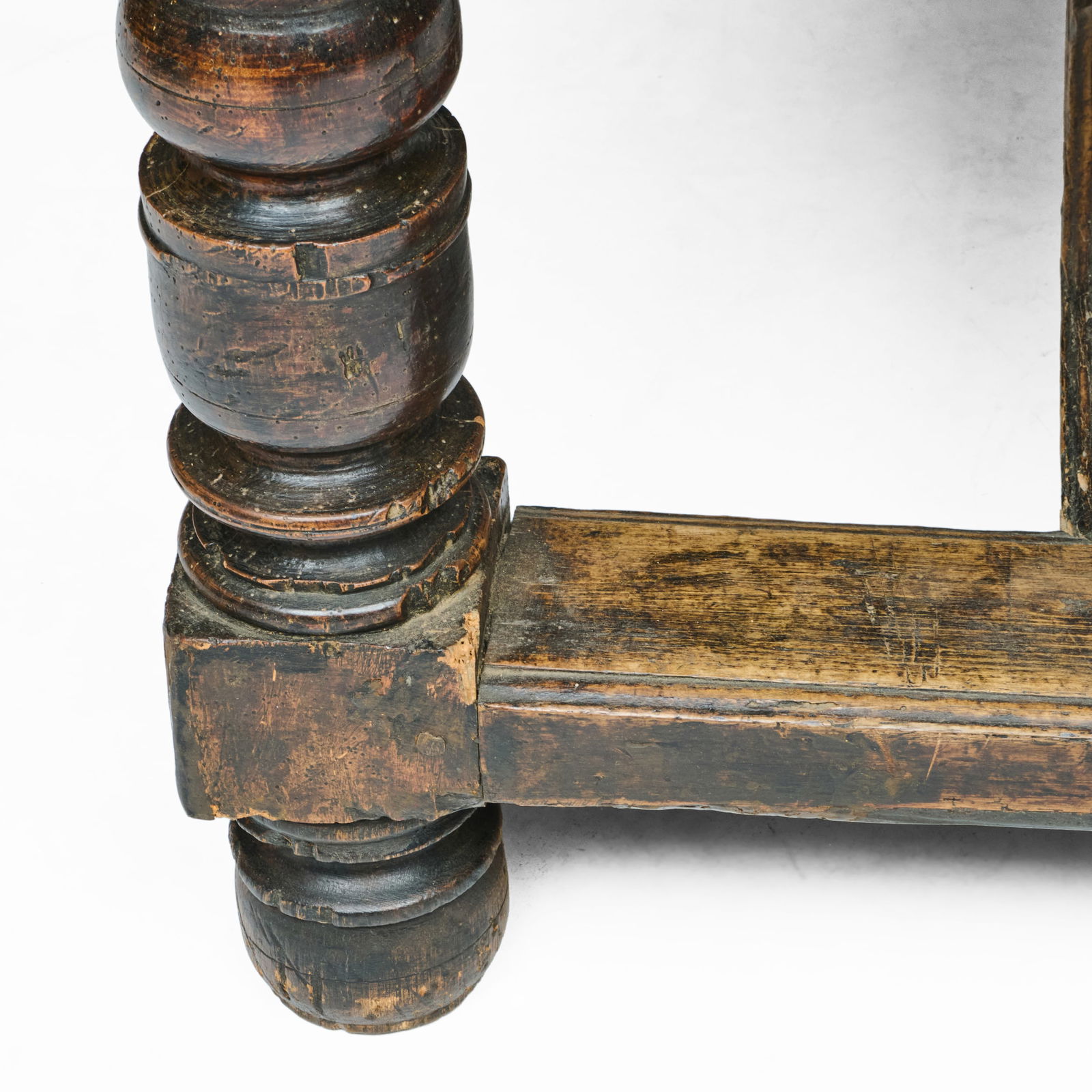 Spanish Baroque Partial Ebonized Library Table - 10