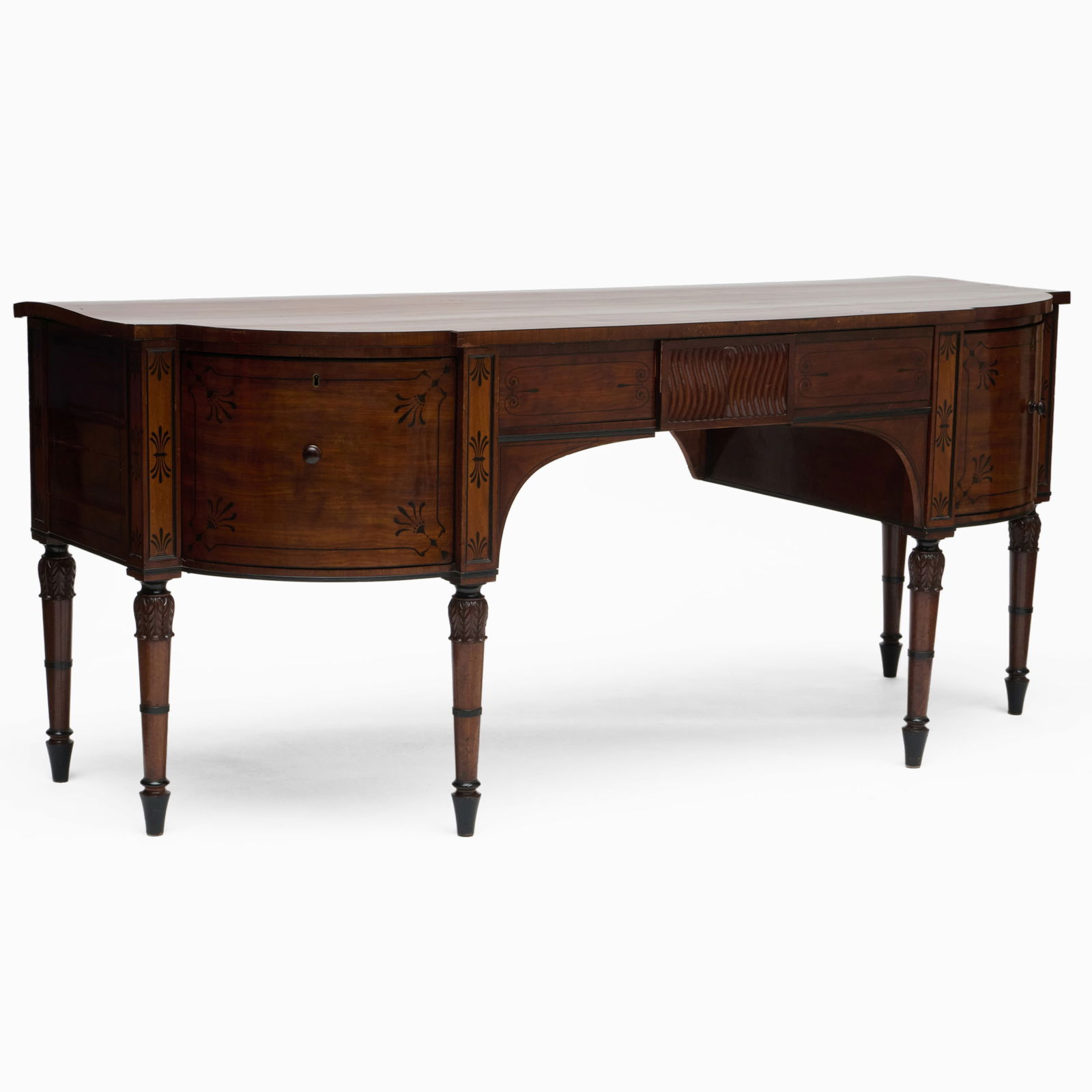 Regency Mahogany and Ebony Inlaid Sideboard (1 of 18)