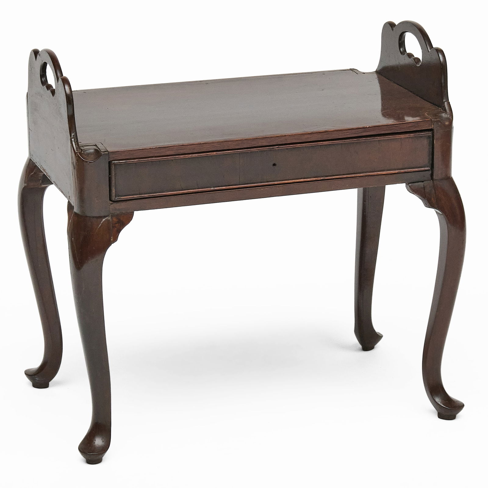 George III Mahogany Stand: George III Mahogany Stand 20 x 21 x 12 1/2 in. Property from the Collection of a Prominent Long Island Family.