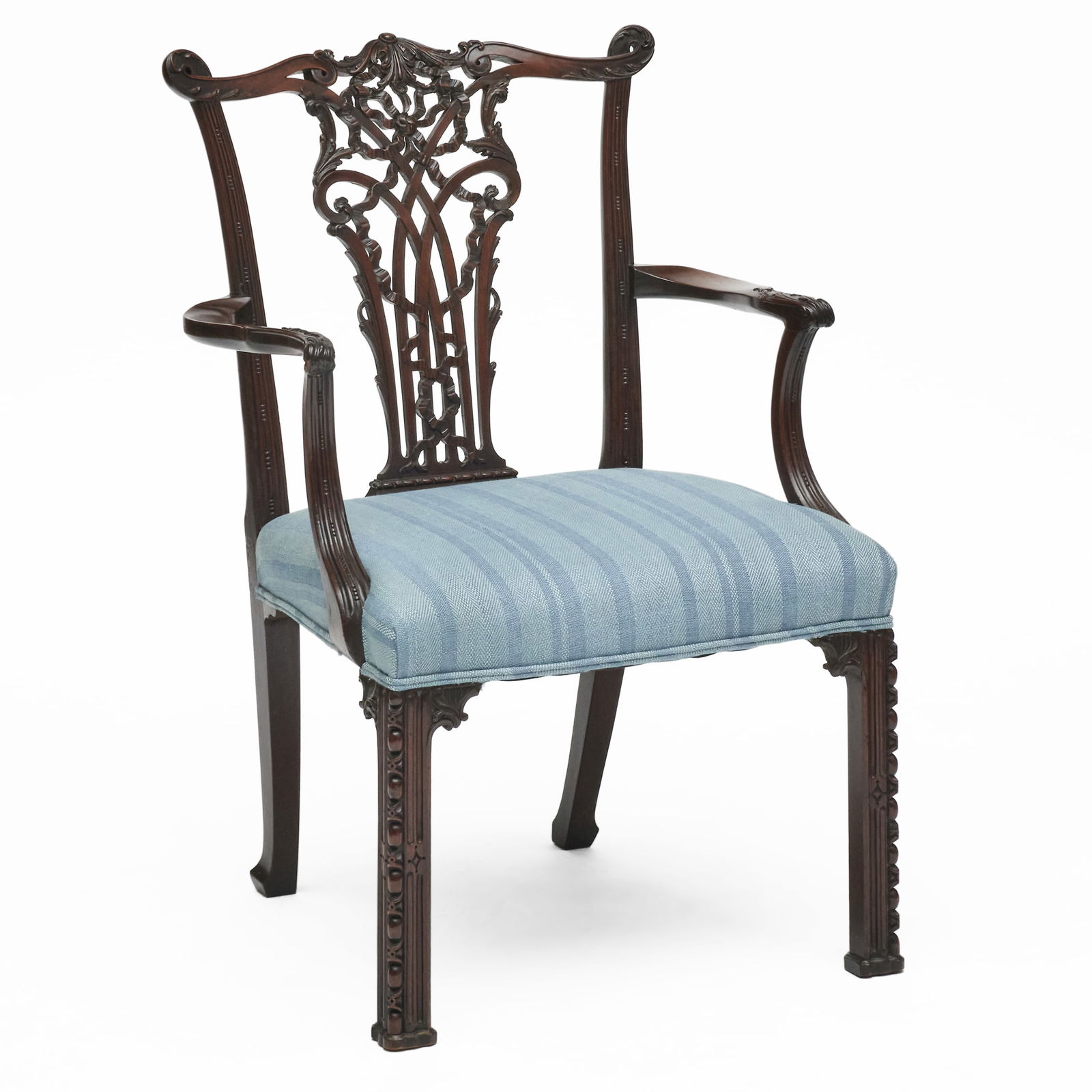 George III Mahogany Armchair, Possibly by Wright and Elwick (1 of 7)