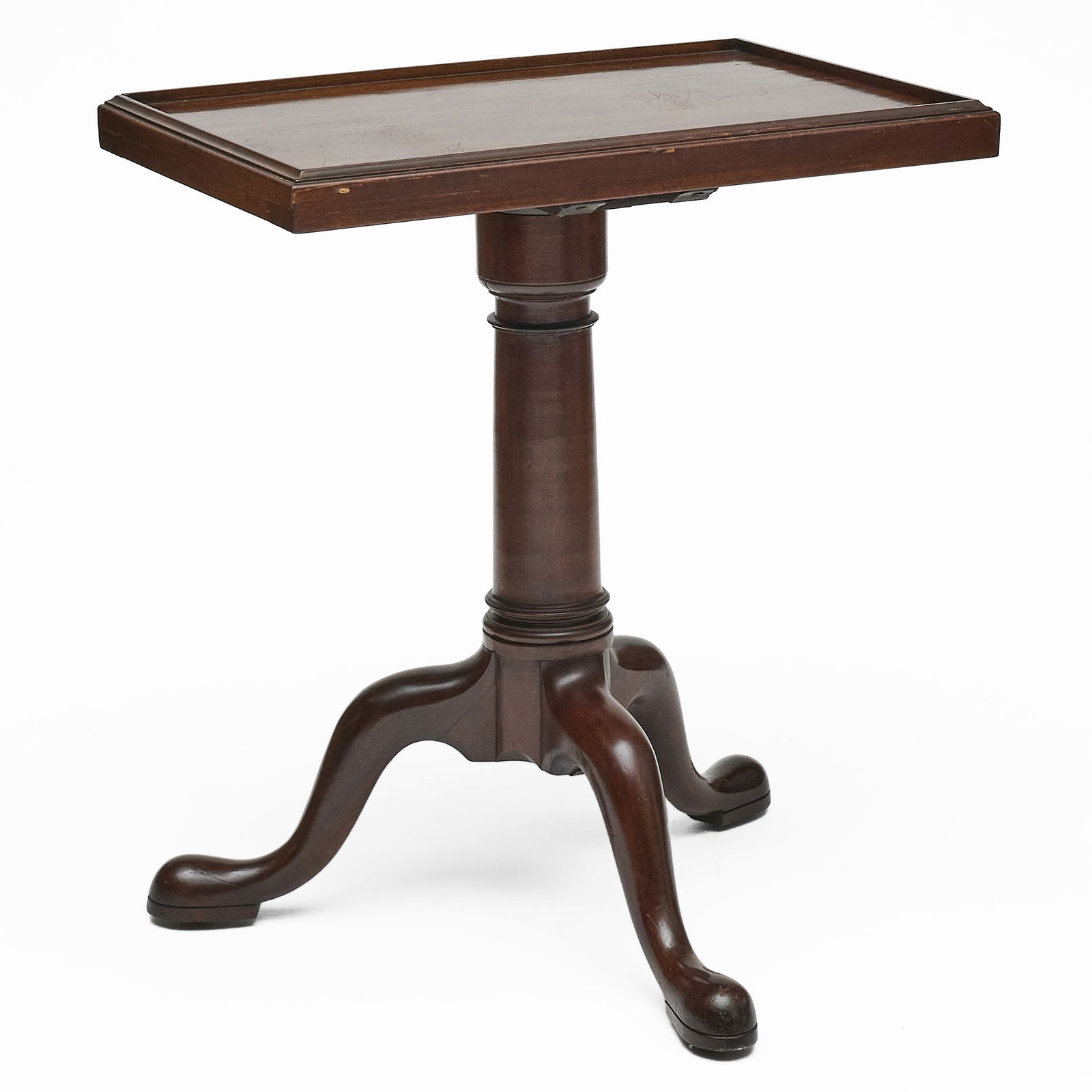 George III Mahogany Adjustable Reading Table - 2