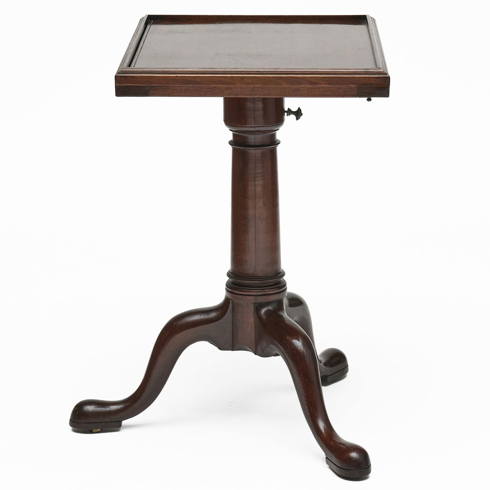 George III Mahogany Adjustable Reading Table - 4