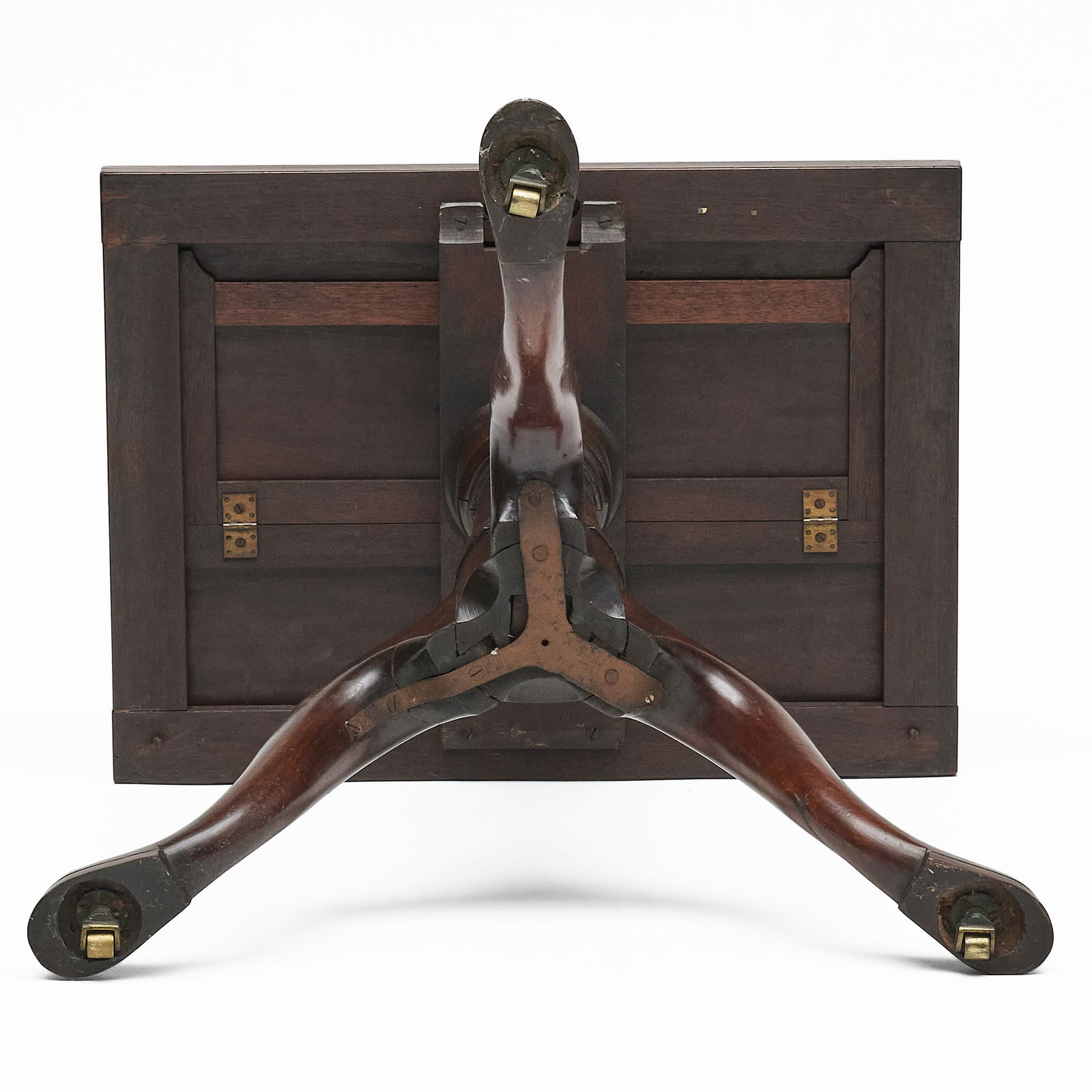 George III Mahogany Adjustable Reading Table - 8