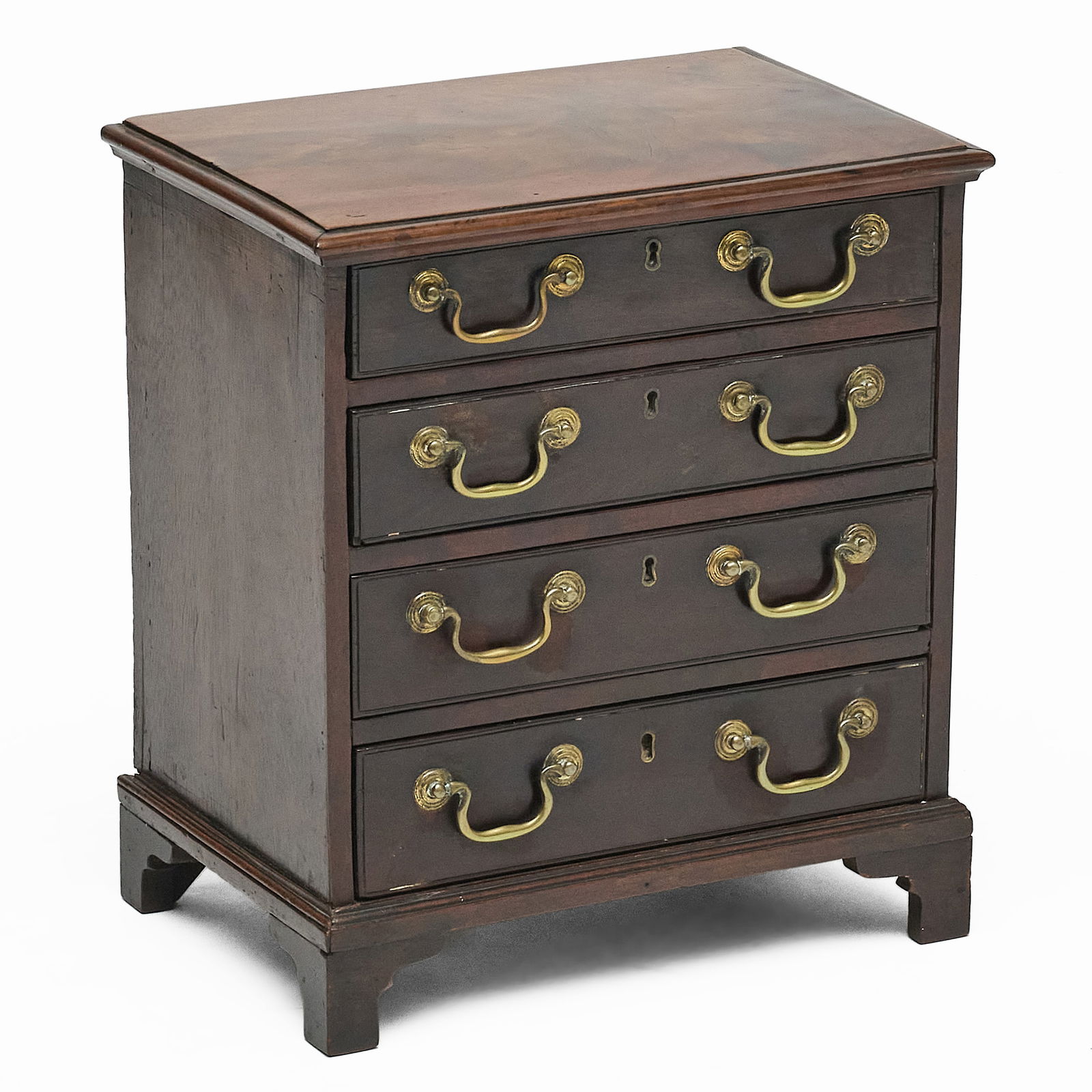 Miniature George III Mahogany Chest of Drawers (1 of 8)