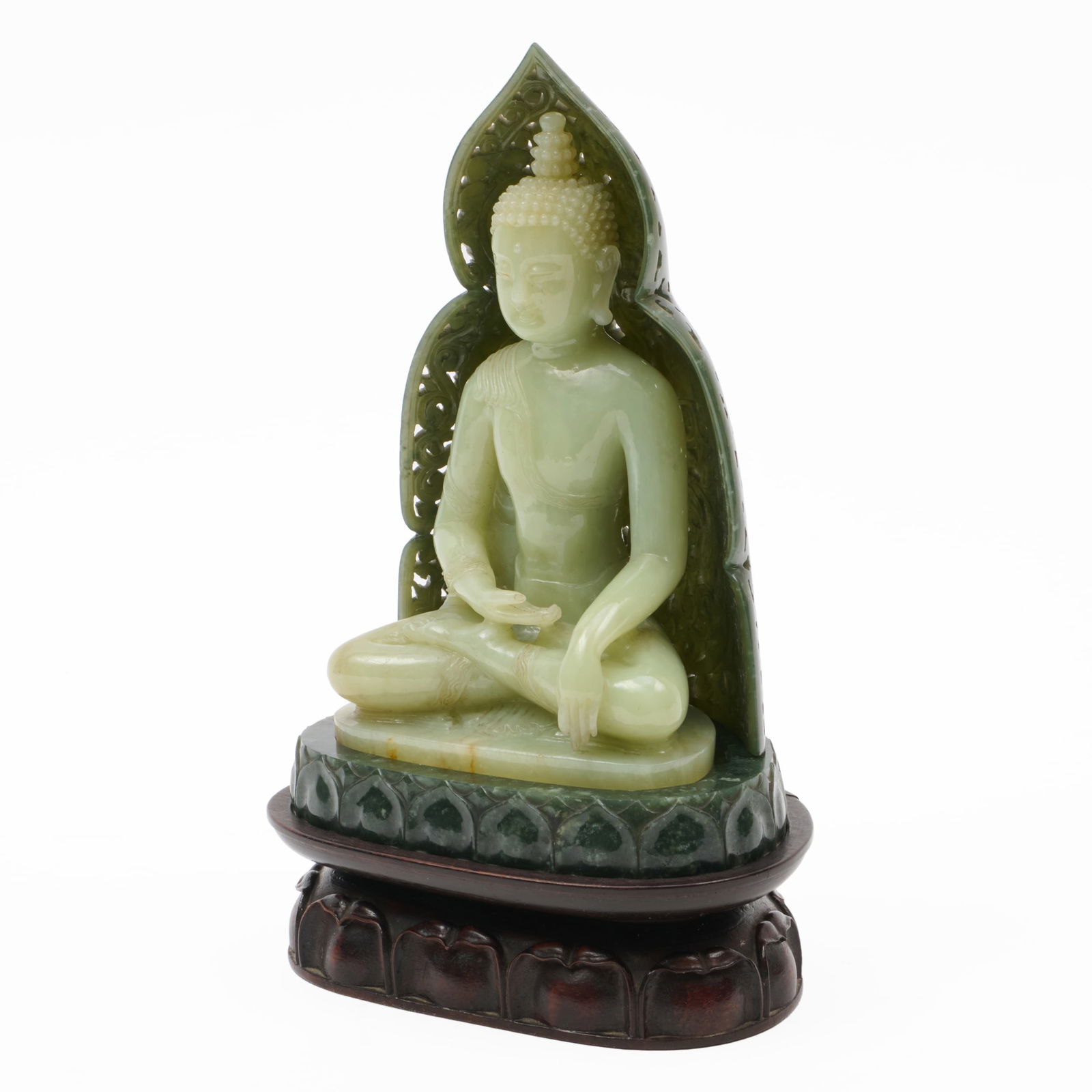 Chinese Hardstone Model of a Seated Buddha (1 of 15)