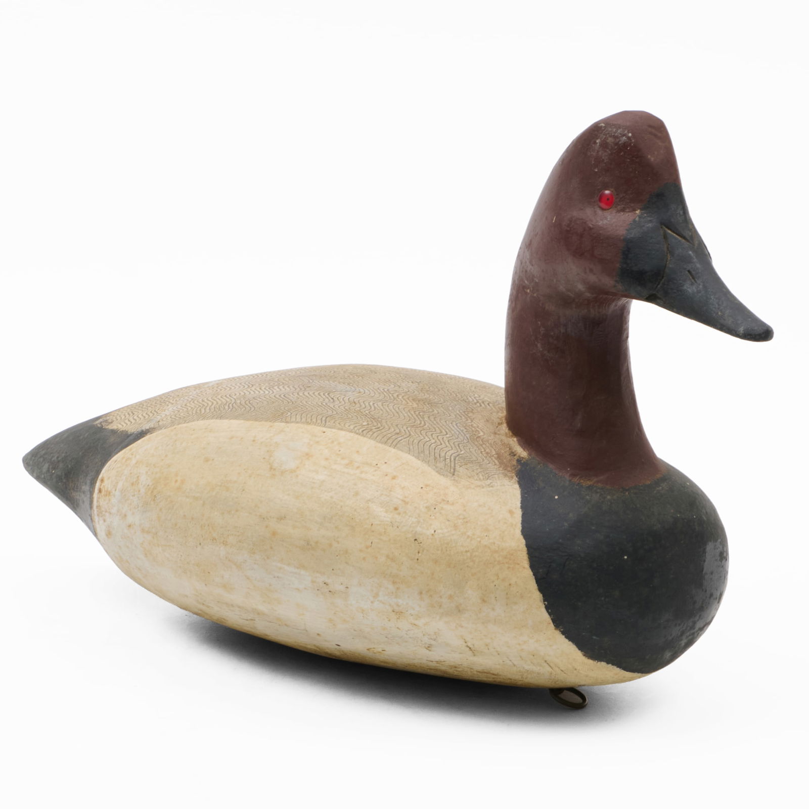 Carved and Painted Wood Duck Decoy (1 of 8)