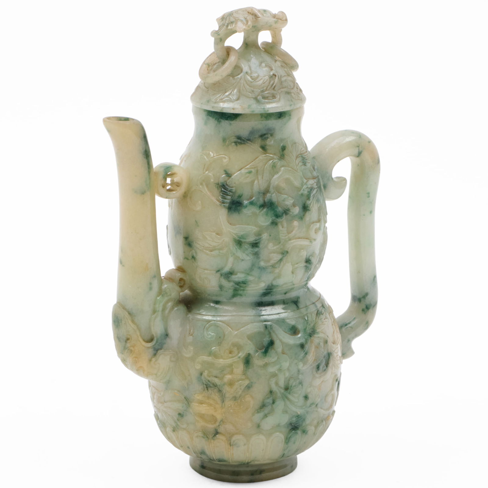 Chinese Hardstone Double Gourd Wine Pot (1 of 8)