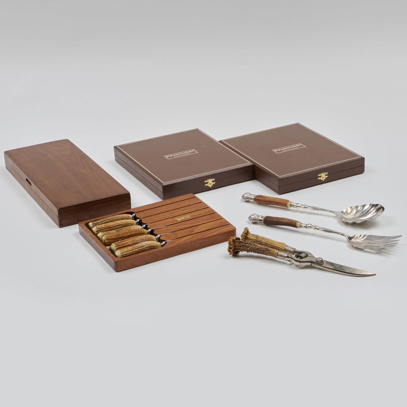 Assembled Horn Handled Flatware Service - 2