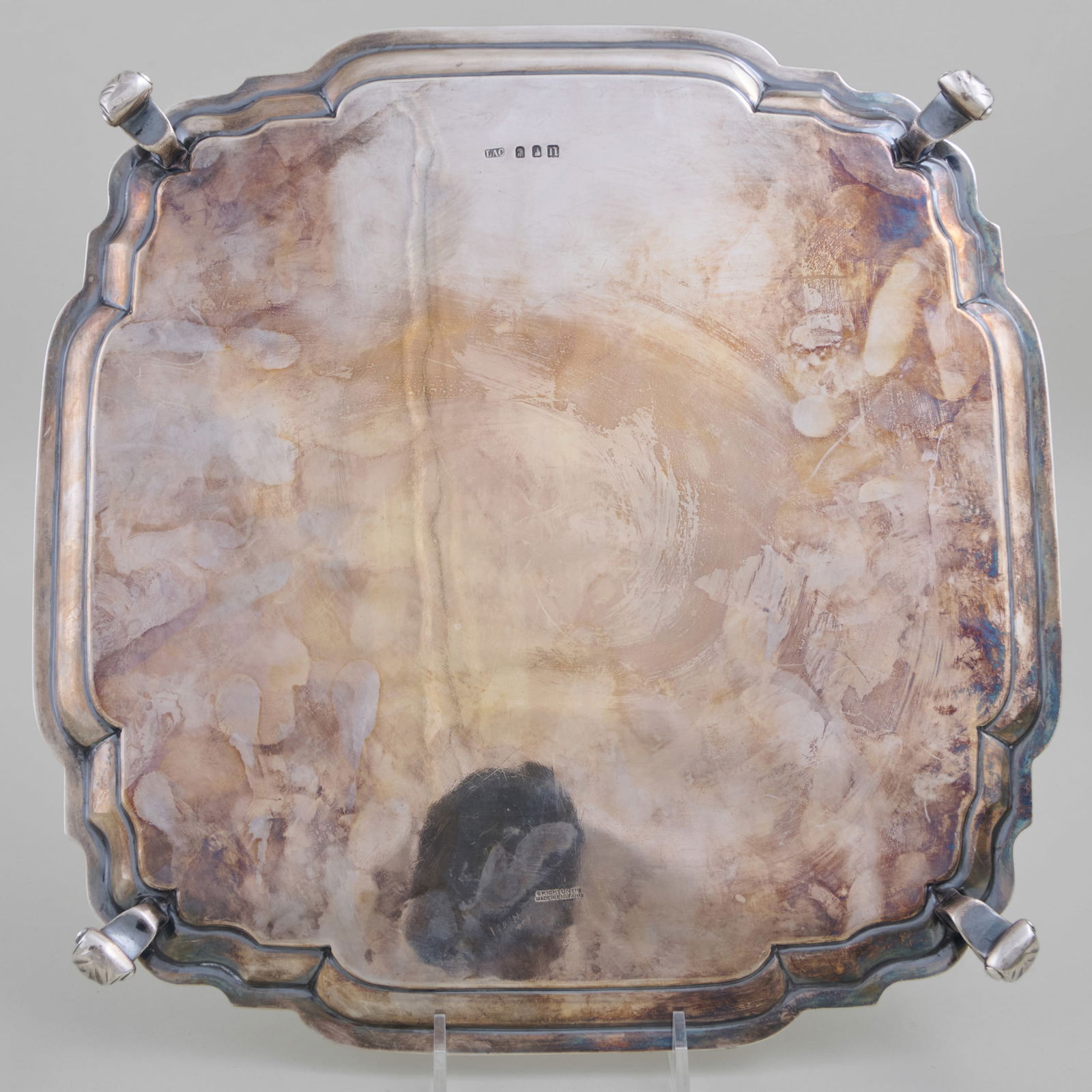 George V Silver Salver - 3