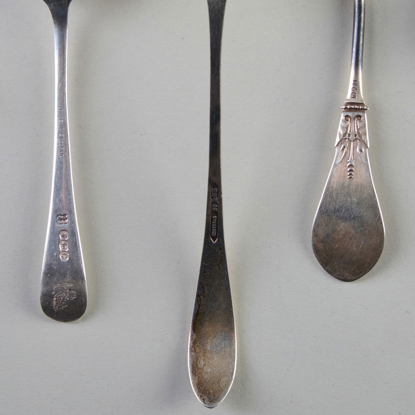 Assembled George V Silver Flatware Service - 19