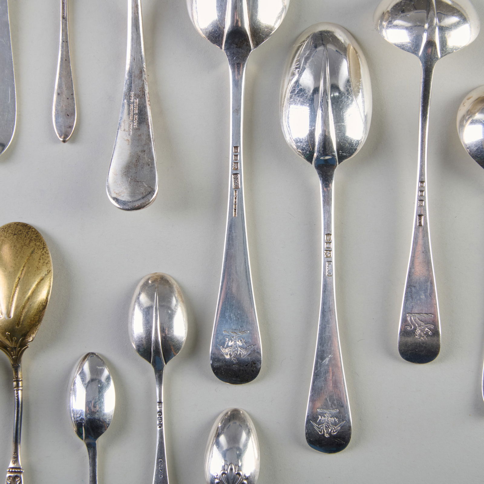 Assembled George V Silver Flatware Service - 7